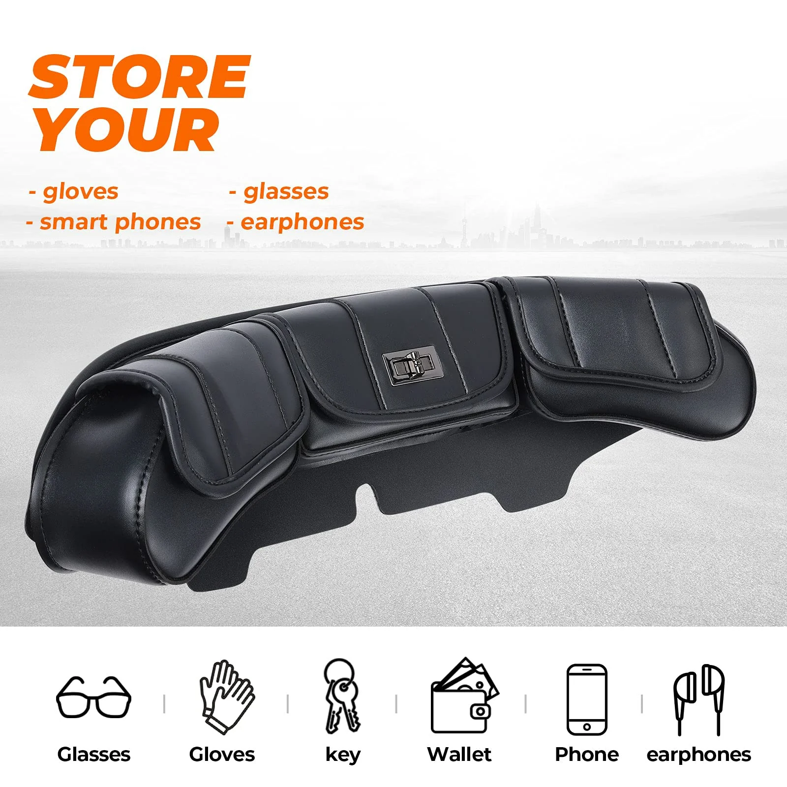Windshield Bags for Touring Street Glide Electra Glide - Image 3