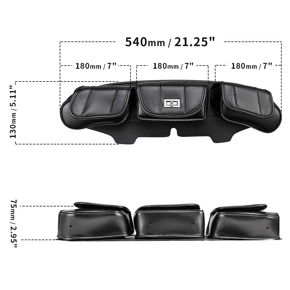 Windshield Bags for Touring Street Glide Electra Glide - Image 8