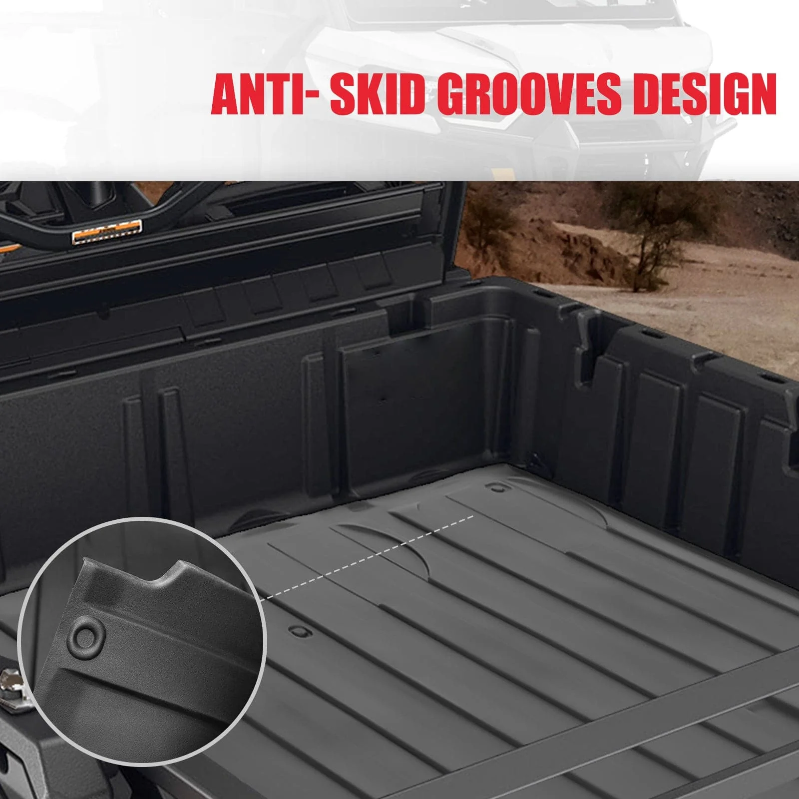 TPE Floor Mats & Bed Liner for 4-Seater Can-Am Defender HD7|8|9|10 - Image 11