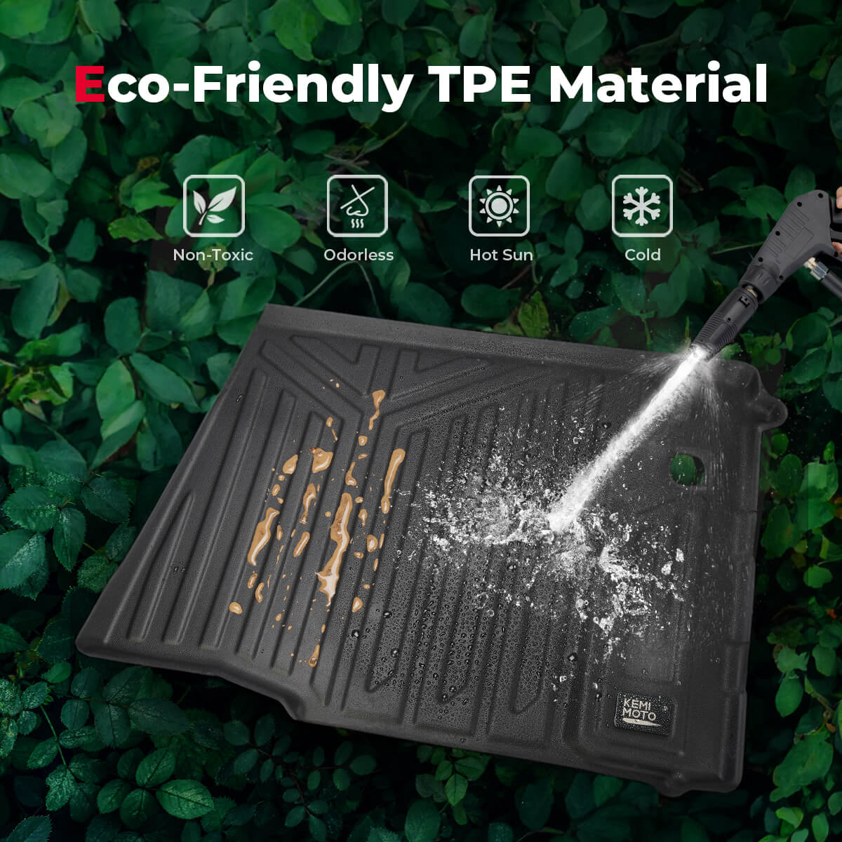 TPE Floor Mats & Bed Liner for 4-Seater Can-Am Defender HD7|8|9|10 - Image 3