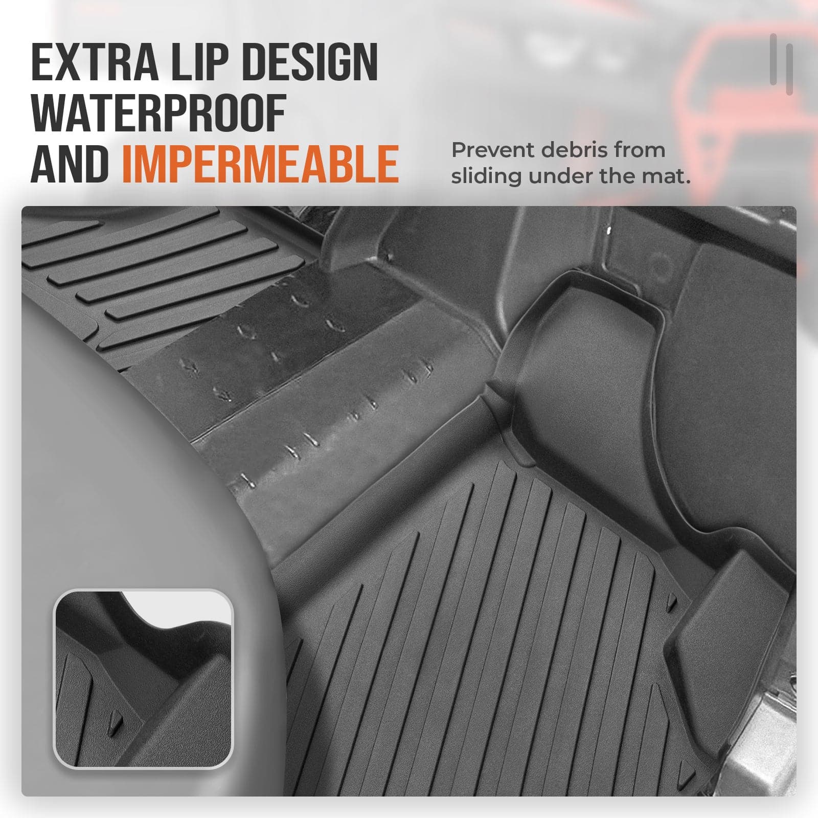 TPE Floor Mats & Bed Liner for Can-Am Defender HD7|8|9|10 - Image 4