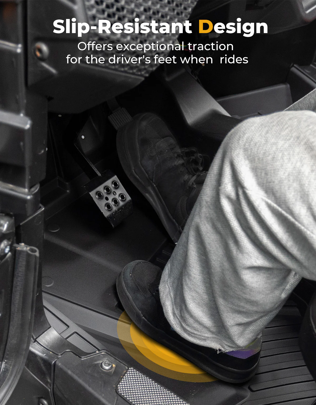 TPE Non-Slip Floor Mats 4PCS for 2024/2025 Polaris RZR XP 4 1000 - Image 4