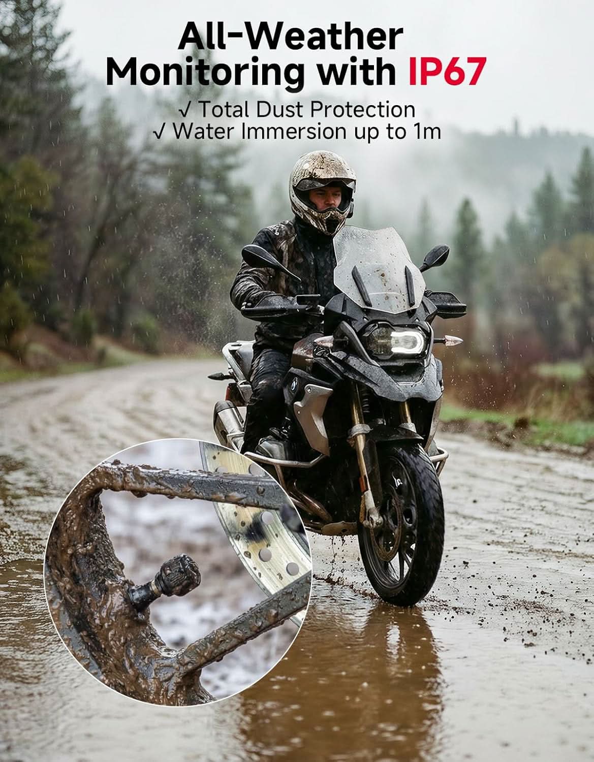 Bluetooth TPMS Sensor for Motorcycle Tire Monitoring - Image 5
