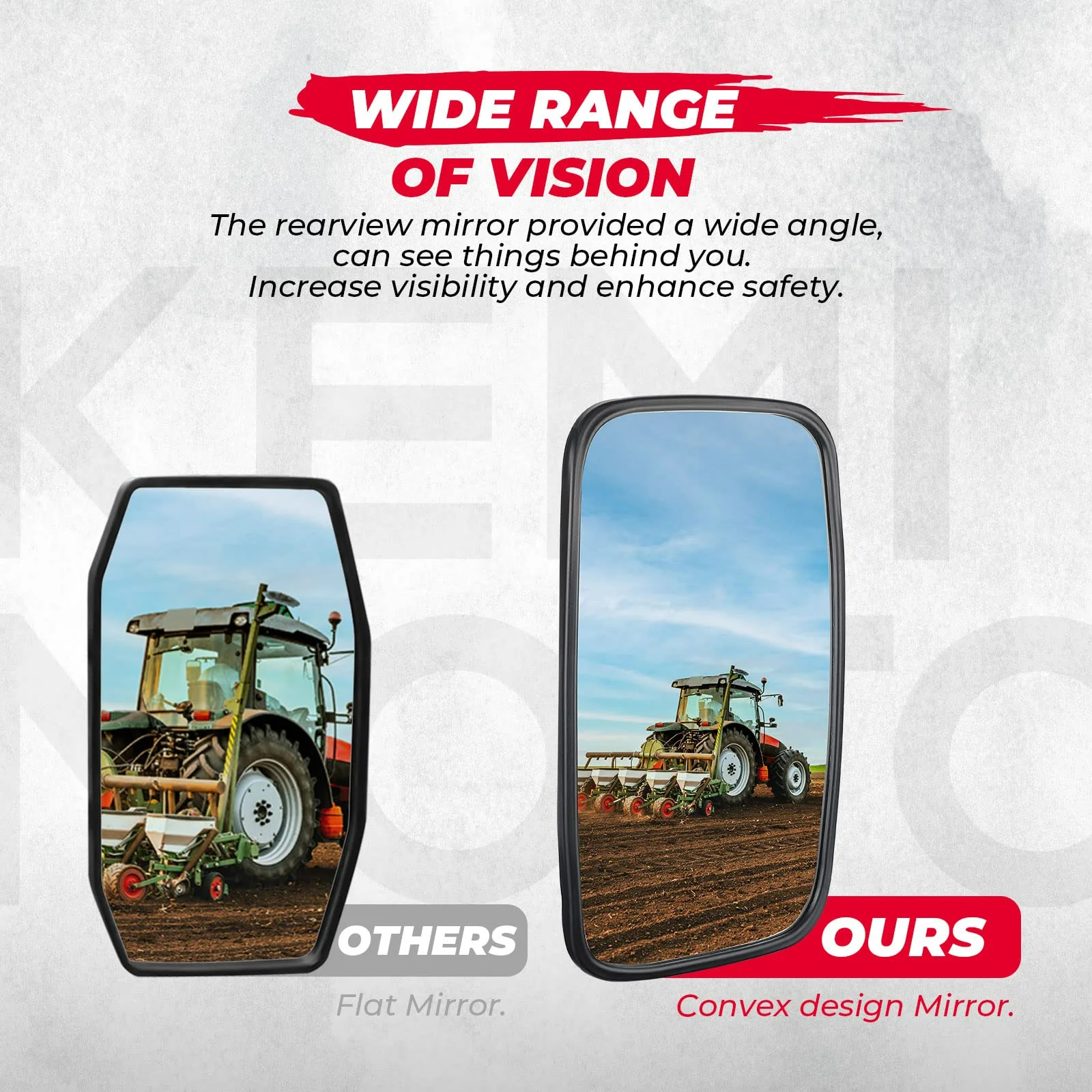 Tractor Replacement Side Mirror - Image 3