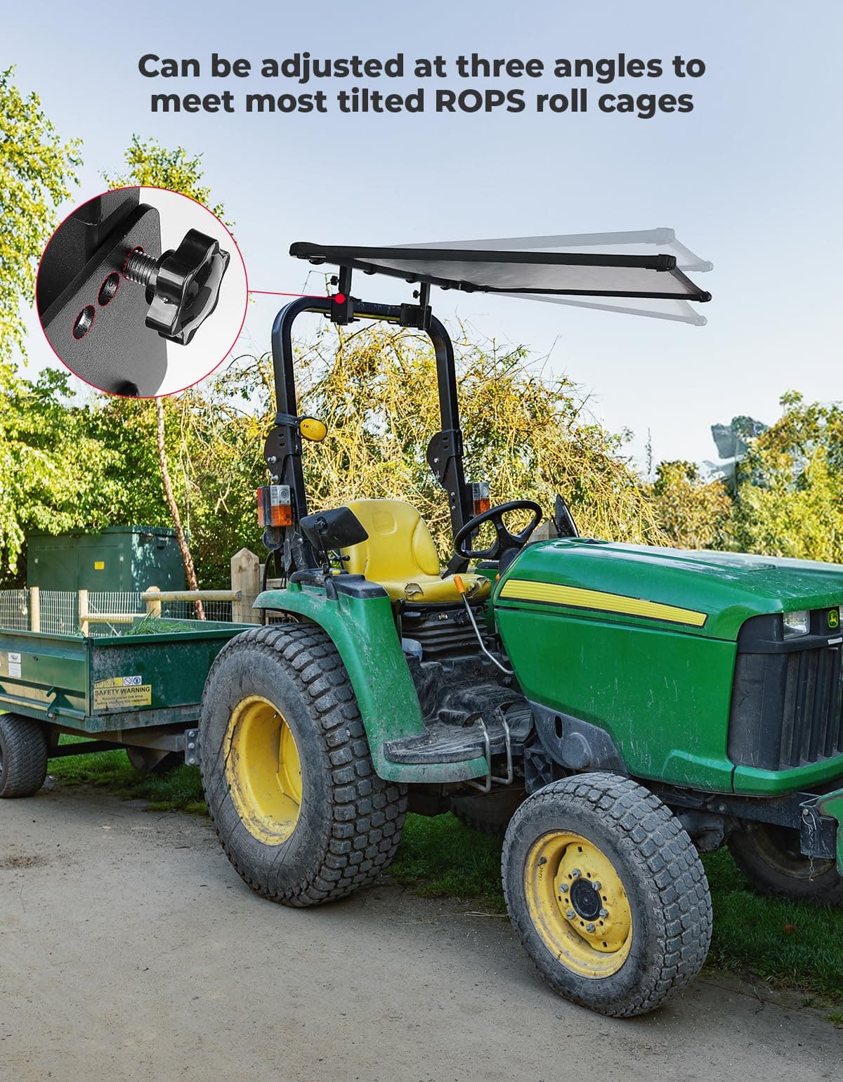 Tractor Sun Shade Canopy for John Deere Kubota Cub Cadet - Image 4