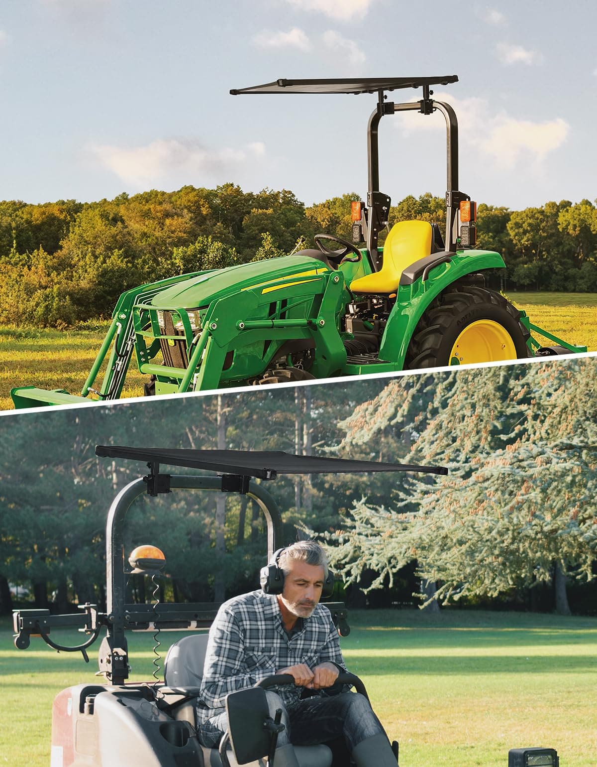 Tractor Sun Shade Canopy for John Deere Kubota Cub Cadet - Image 5