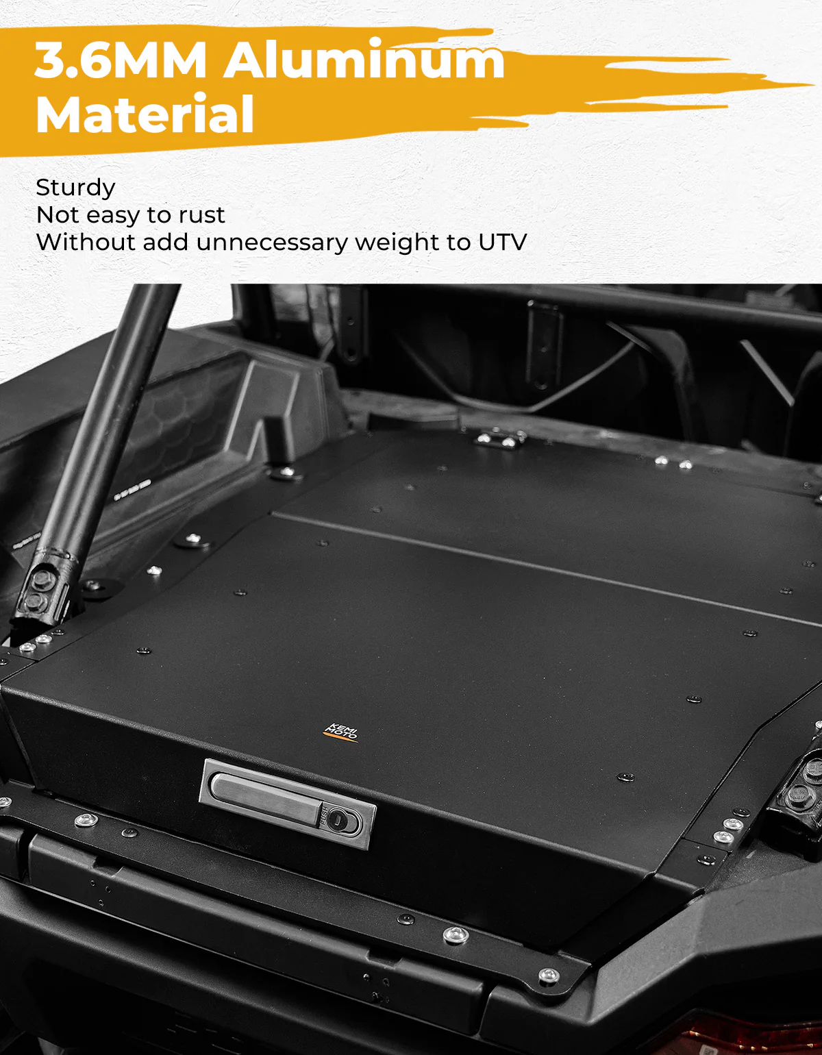 Trunk Bed Enclosure for 2024+ Polaris RZR XP 1000/4 1000 - Image 4