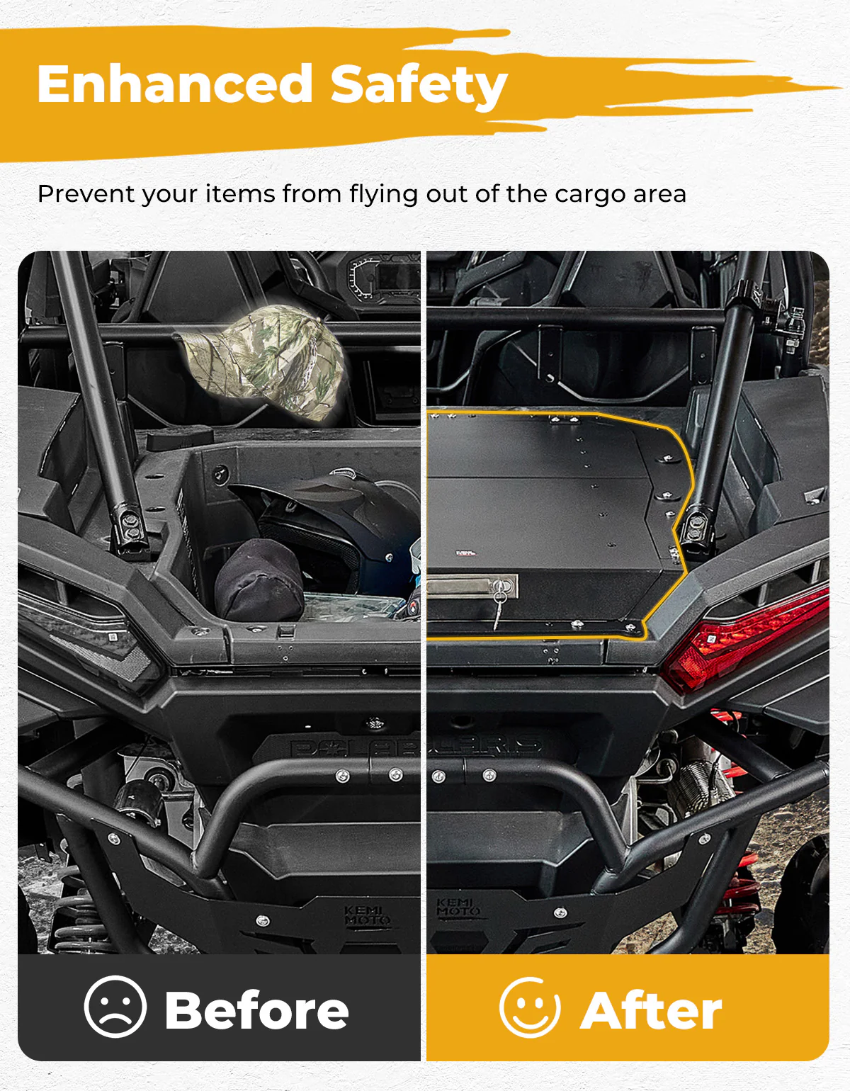 Trunk Bed Enclosure for 2024+ Polaris RZR XP 1000/4 1000 - Image 5