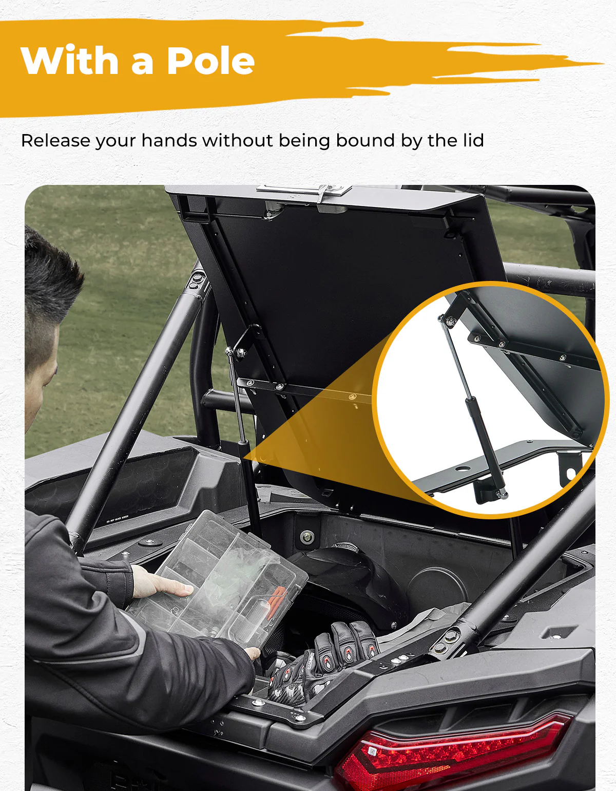 Trunk Bed Enclosure for 2024+ Polaris RZR XP 1000/4 1000 - Image 6