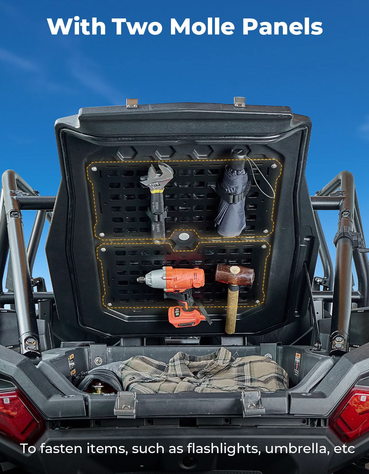 Trunk Bed Enclosure for Polaris RZR XP 1000/4 2024-2025 - Image 7