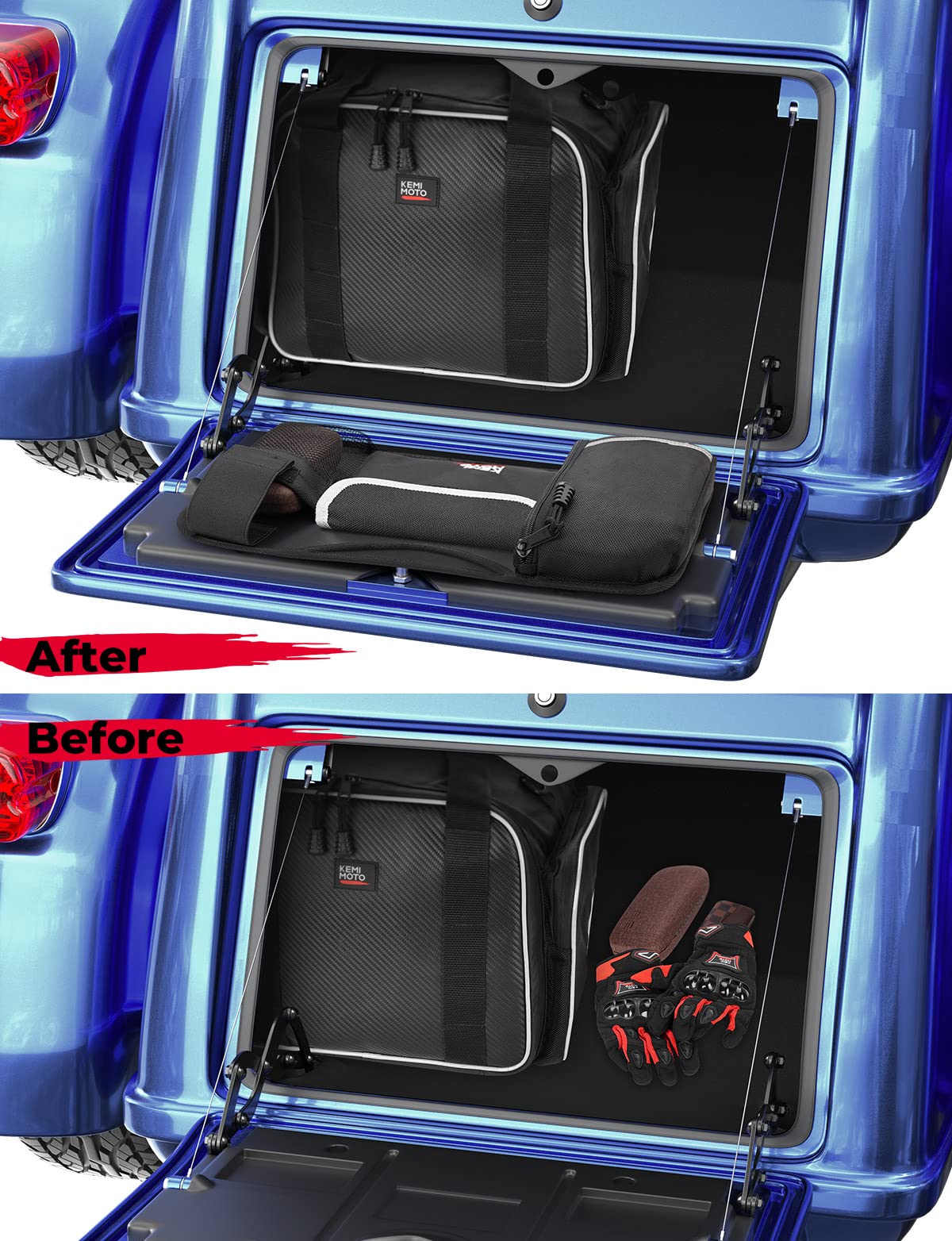 Trunk Lid Organizer for Tri Glide Freewheeler Accessories 2009-2024 - Image 4