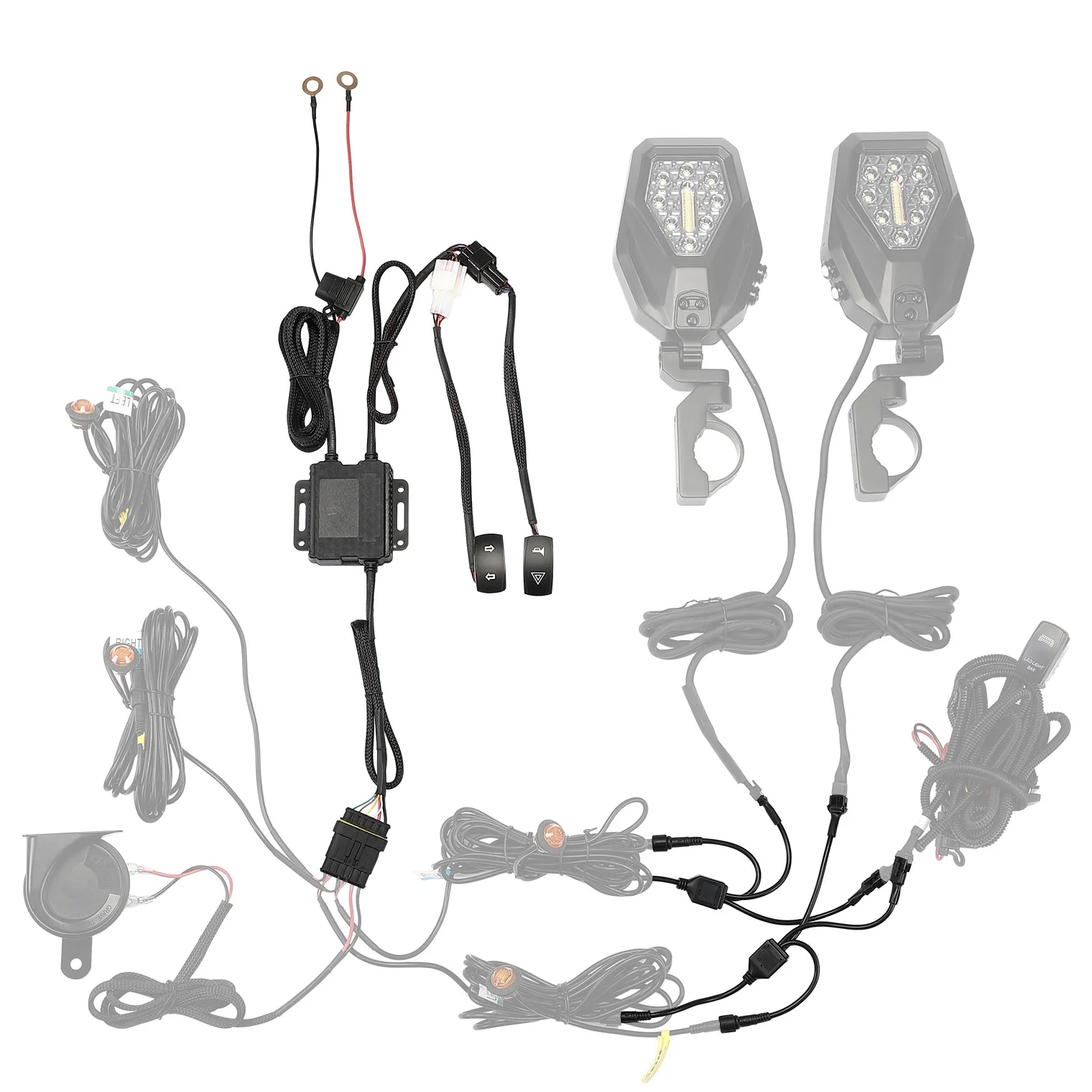 Turn Signal Harness: Synchronize KM Turn Signal Mirrors and Kits with One Switch - Image 2