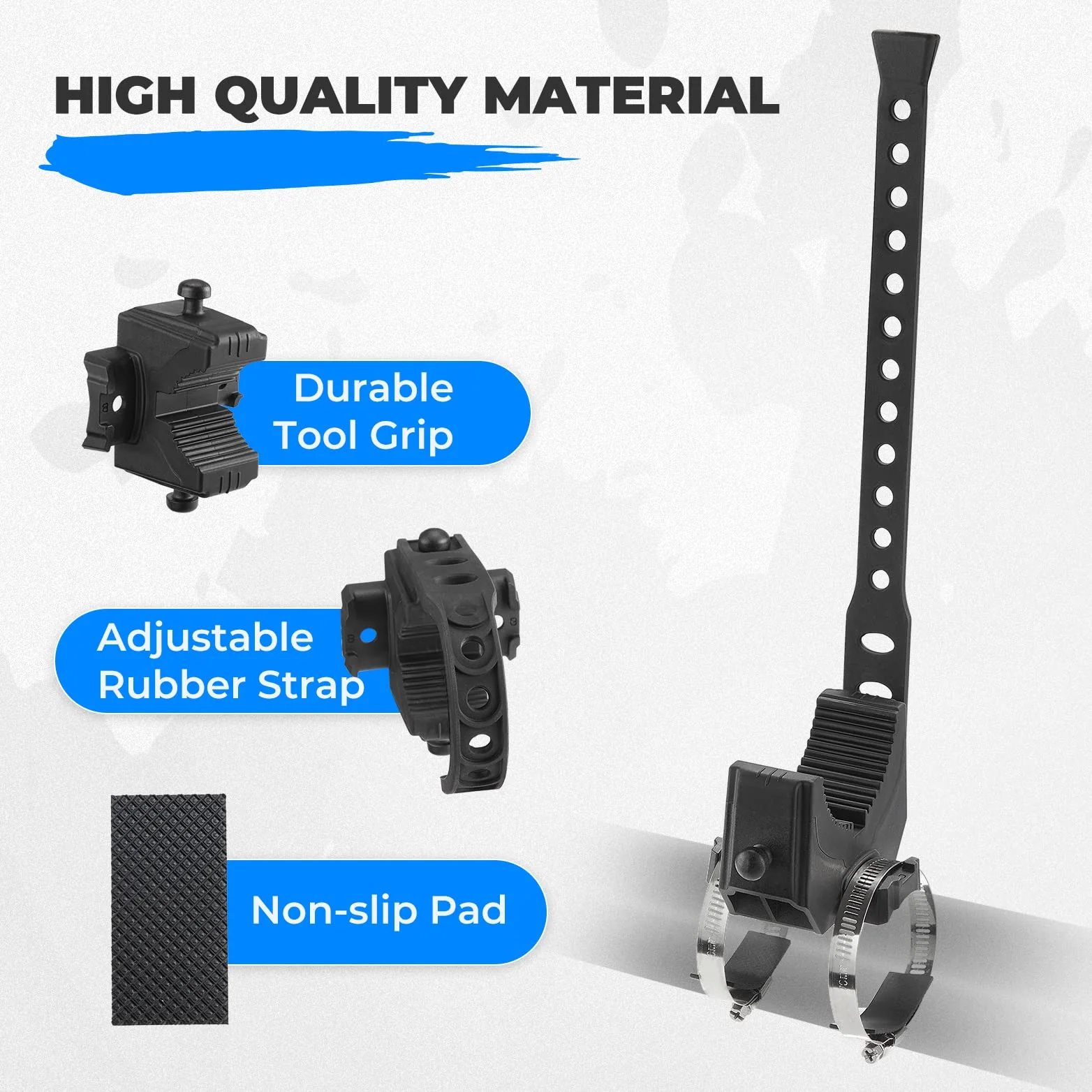 Type B Rubber Tool Clamp Fits 0.75-2.25 Inches Roll Bars - Image 3