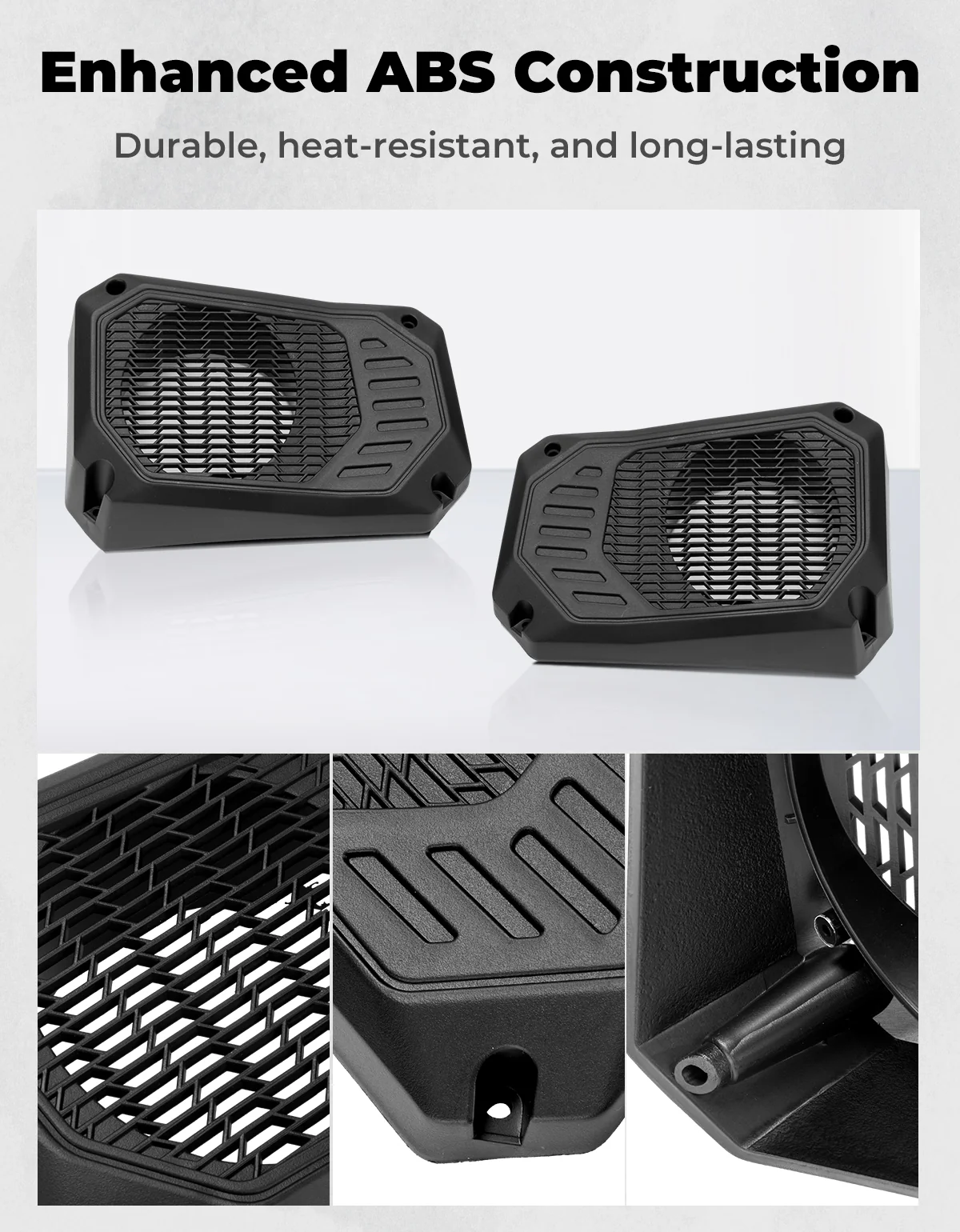 Under Dash Speaker Pods for Polaris Ranger XP 1000/Crew 2018-2025 - Image 4