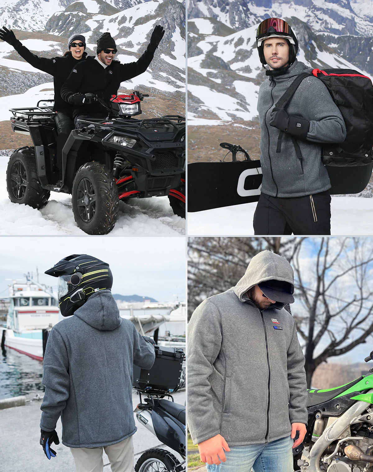 Heated Hoodie with 12V Battery Pack - Image 15