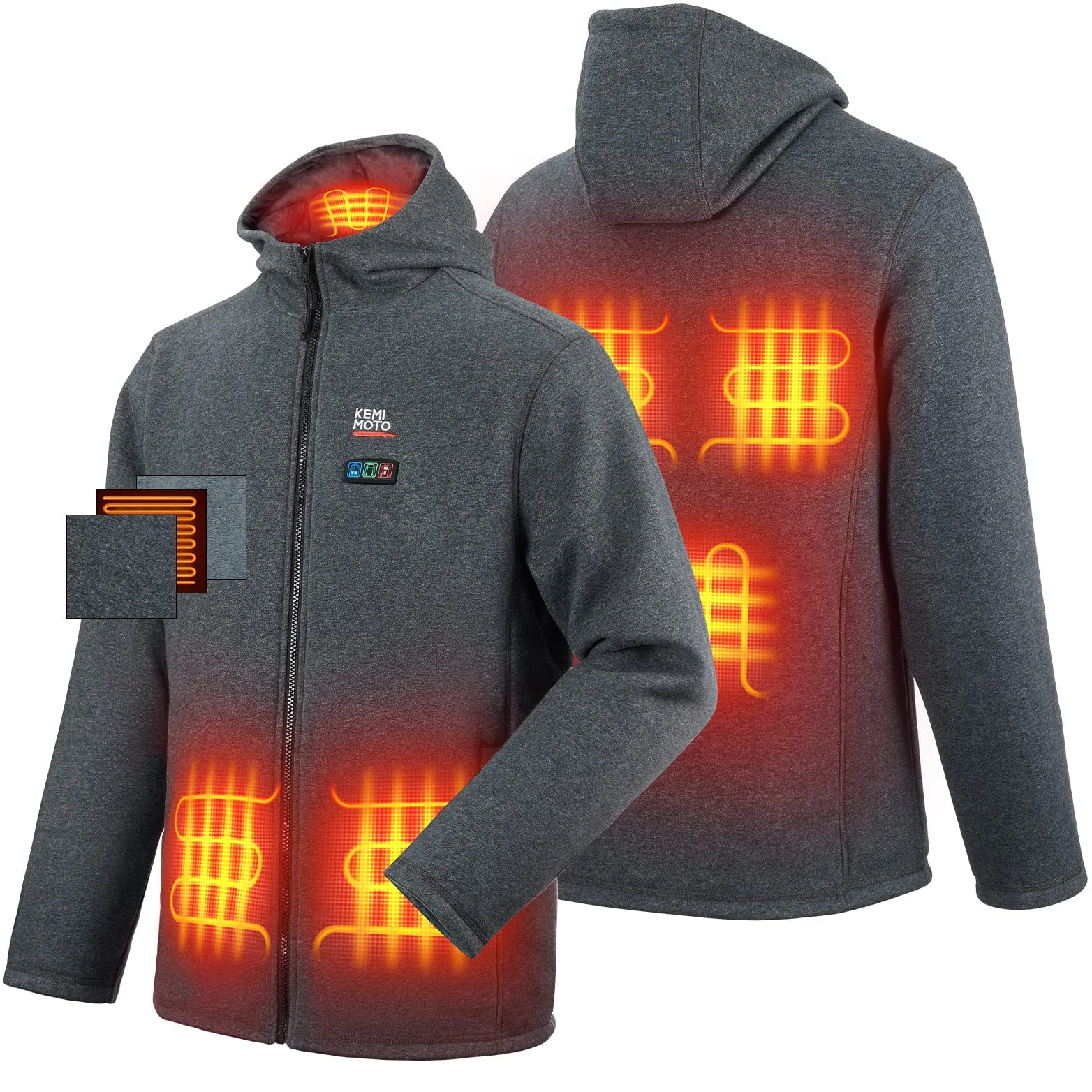 Heated Hoodie with 12V Battery Pack - Image 8