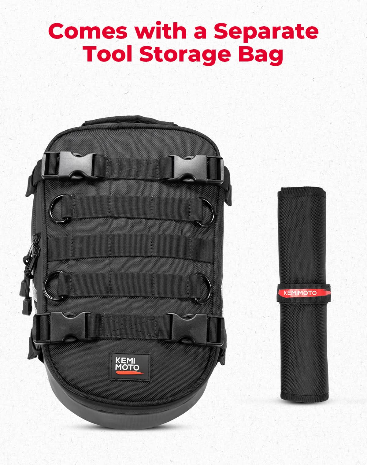 Universal 6L Motorcycle Rear Fender Bag for Dirt Bike - Image 5