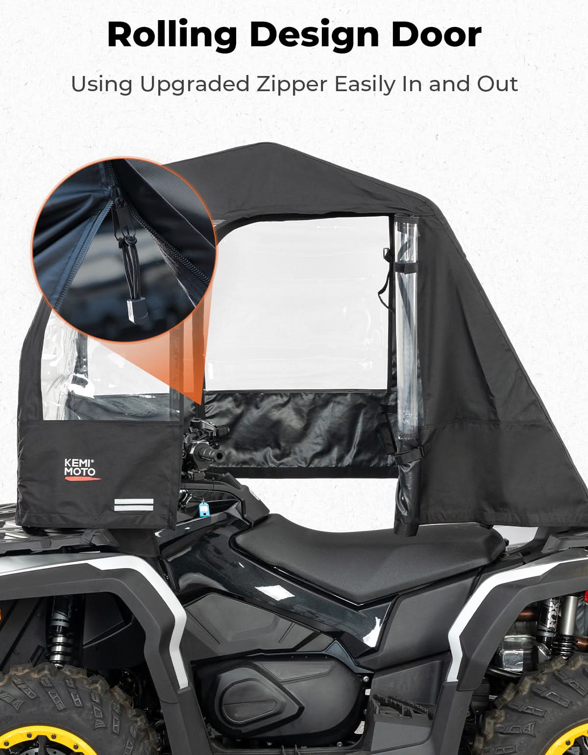 Universal ATV Cab Enclosure for Polaris|Can-Am|Kawasaki|CFMOTO - Image 4