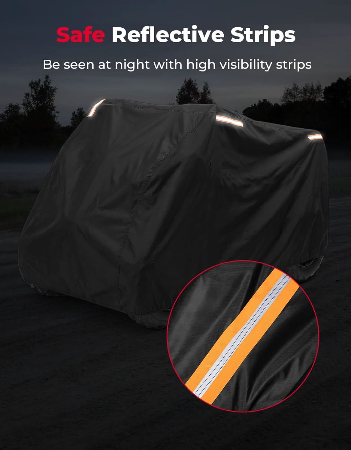 Universal ATV Cover Waterproof for Raptor 700, YFZ 450R, Can-Am, Kawasaki, CFMOTO - Image 5
