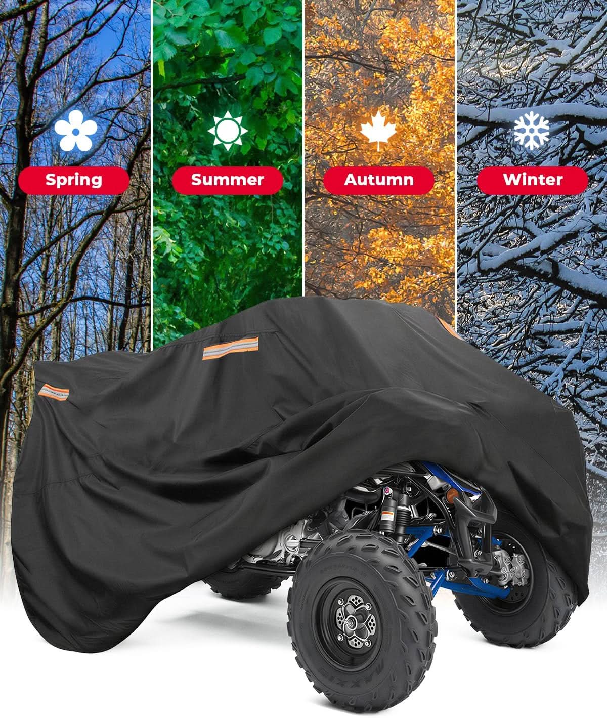 Universal ATV Cover Waterproof for Raptor 700, YFZ 450R, Can-Am, Kawasaki, CFMOTO - Image 6