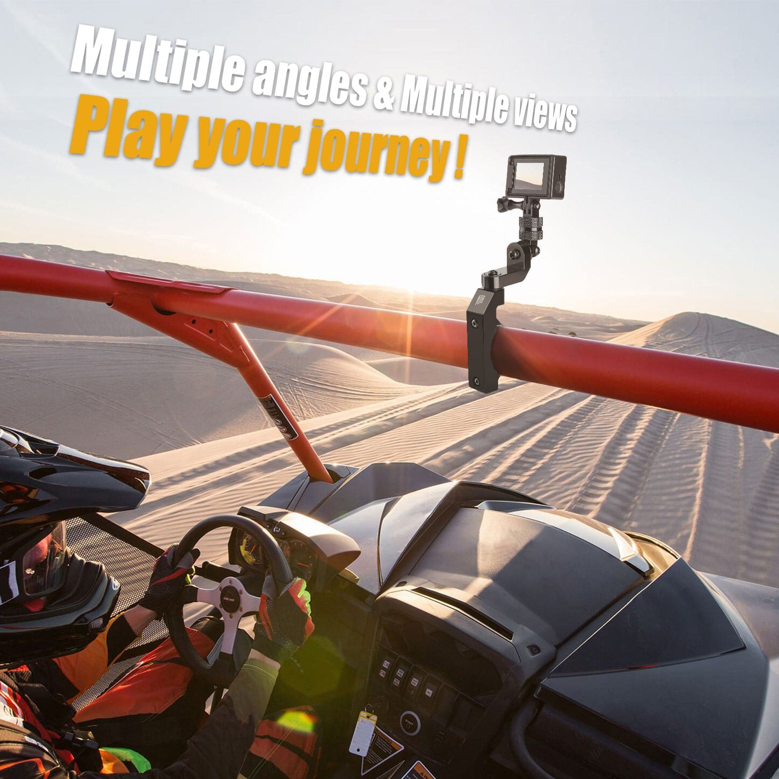 Universal GoPro Roll Bar Mount - Image 9