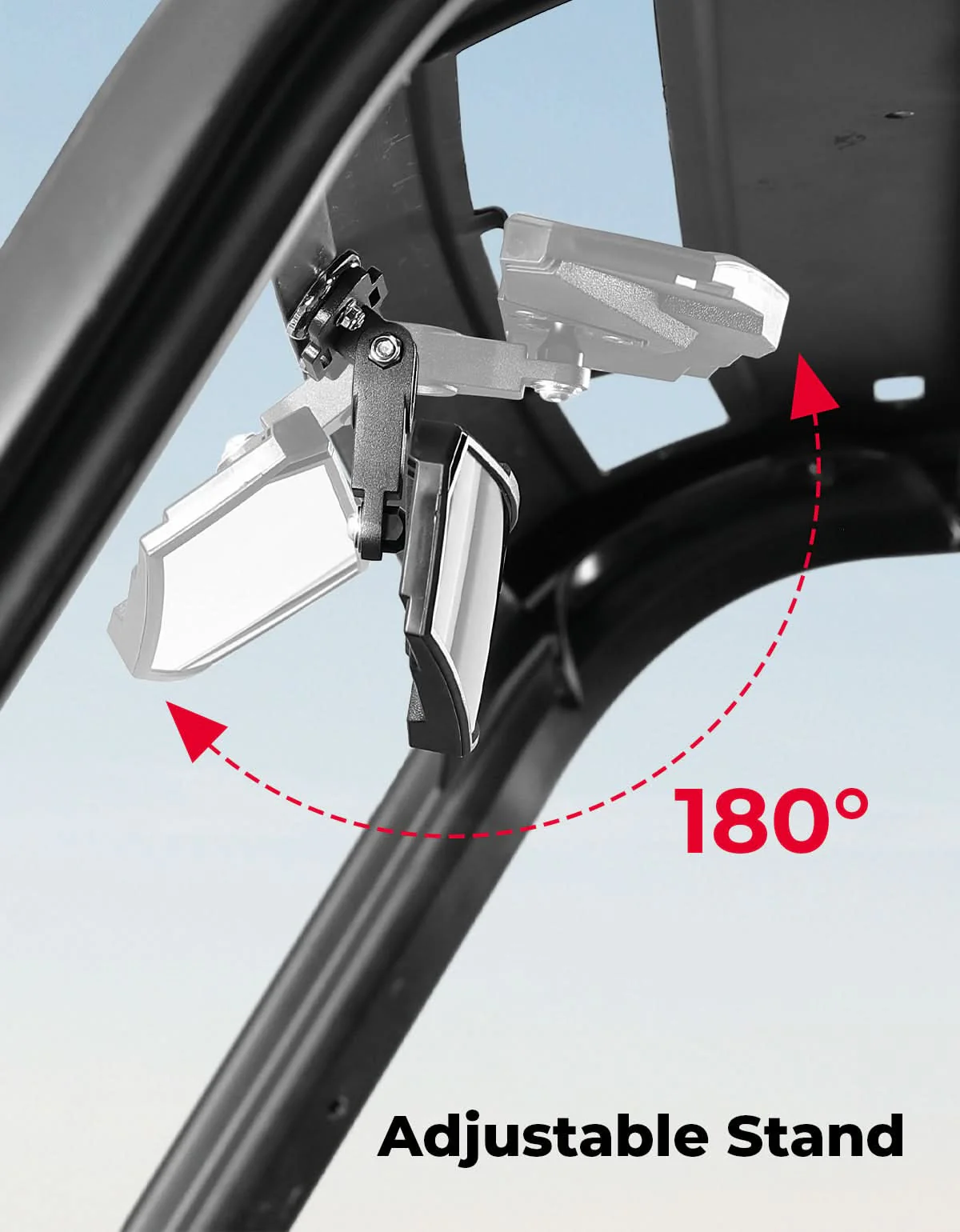 Universal Magnetic Rear View Mirror for Golf Cart, UTV & Truck - Image 5
