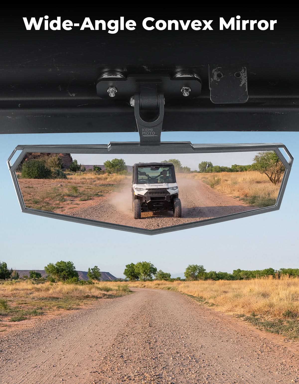 Universal Magnetic Rear View Mirror for Golf Cart, UTV & Truck - Image 6