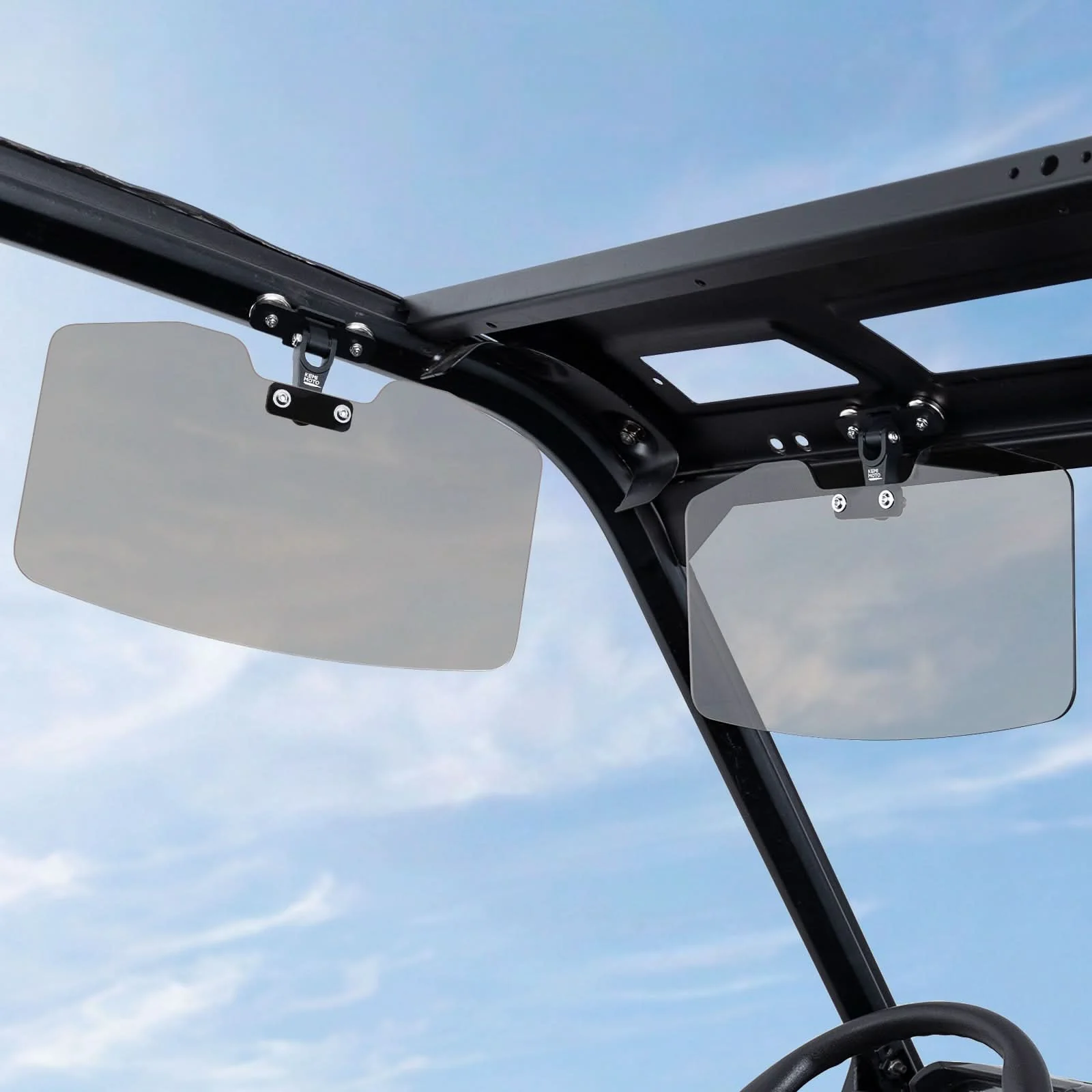 Universal Magnetic Sun Visor for UTV with Pro-Fit Bar or Metal Roof(2PC) - Image 2