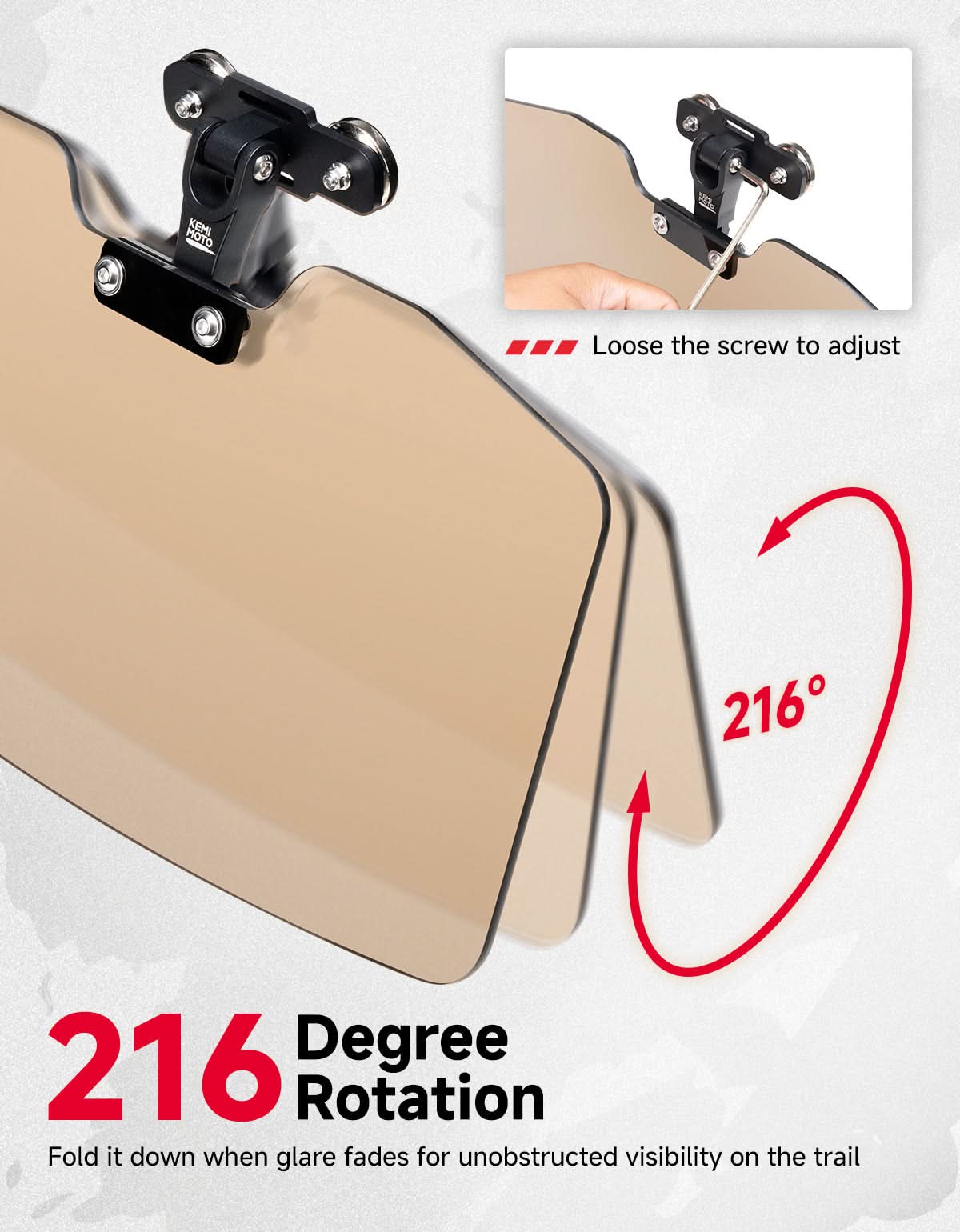 Universal Magnetic Sun Visor for UTV with Pro-Fit Bar or Metal Roof(2PC) - Image 7