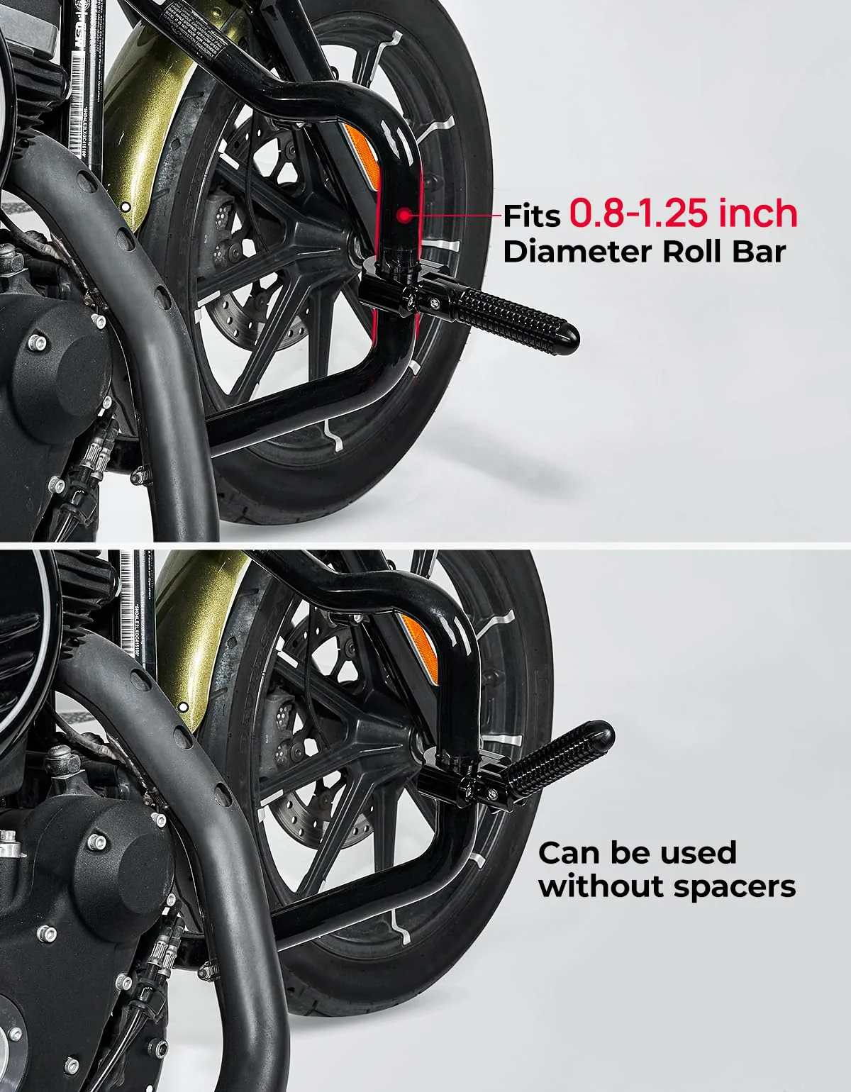 Universal Motorcycle Foldable Foot Pegs - Image 3