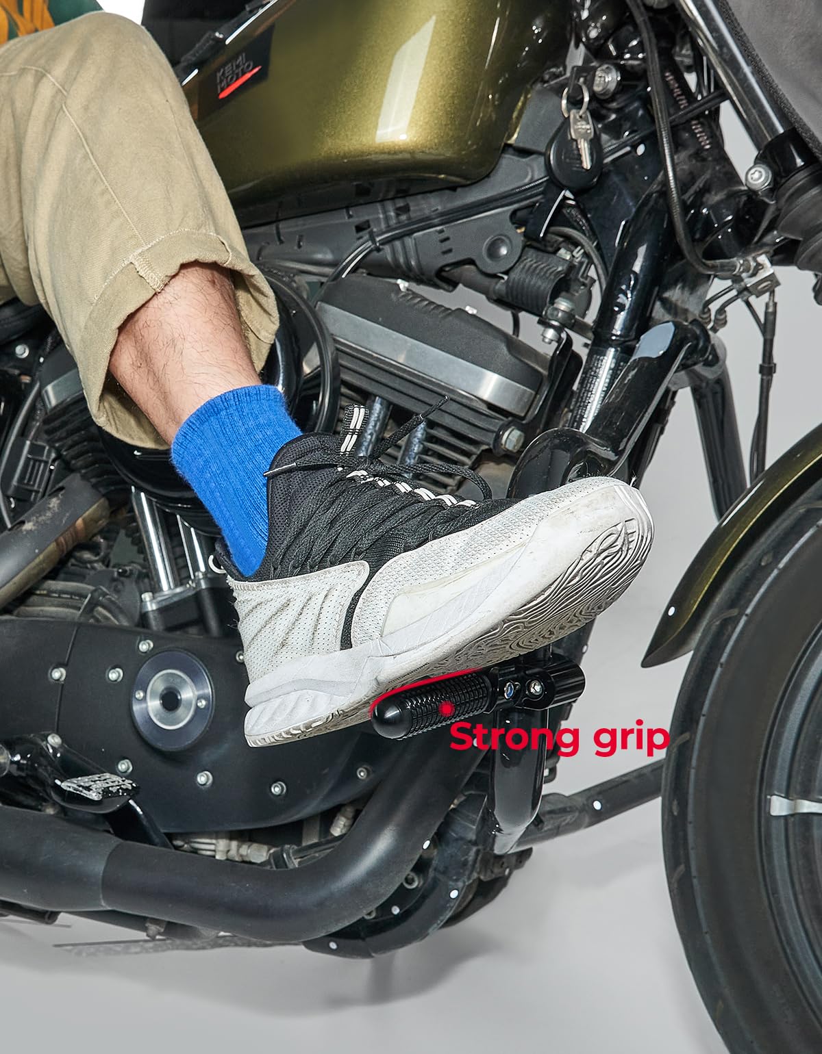 Universal Motorcycle Foldable Foot Pegs - Image 6
