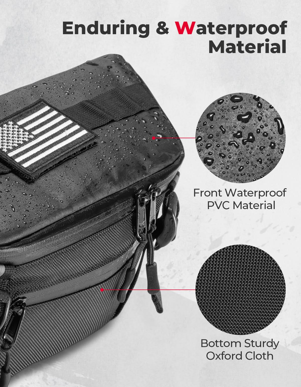 Universal Motorcycle Handlebar Bag for Dirt Bike - Image 2
