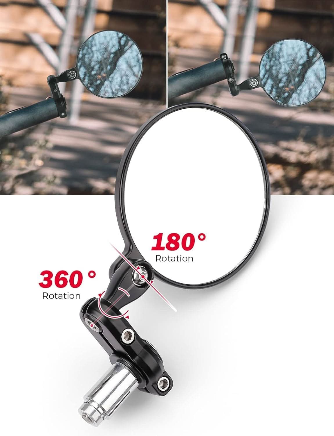 Universal Motorcycle Mirror for 13-21 mm Handlebar Inner Diameter - Image 6