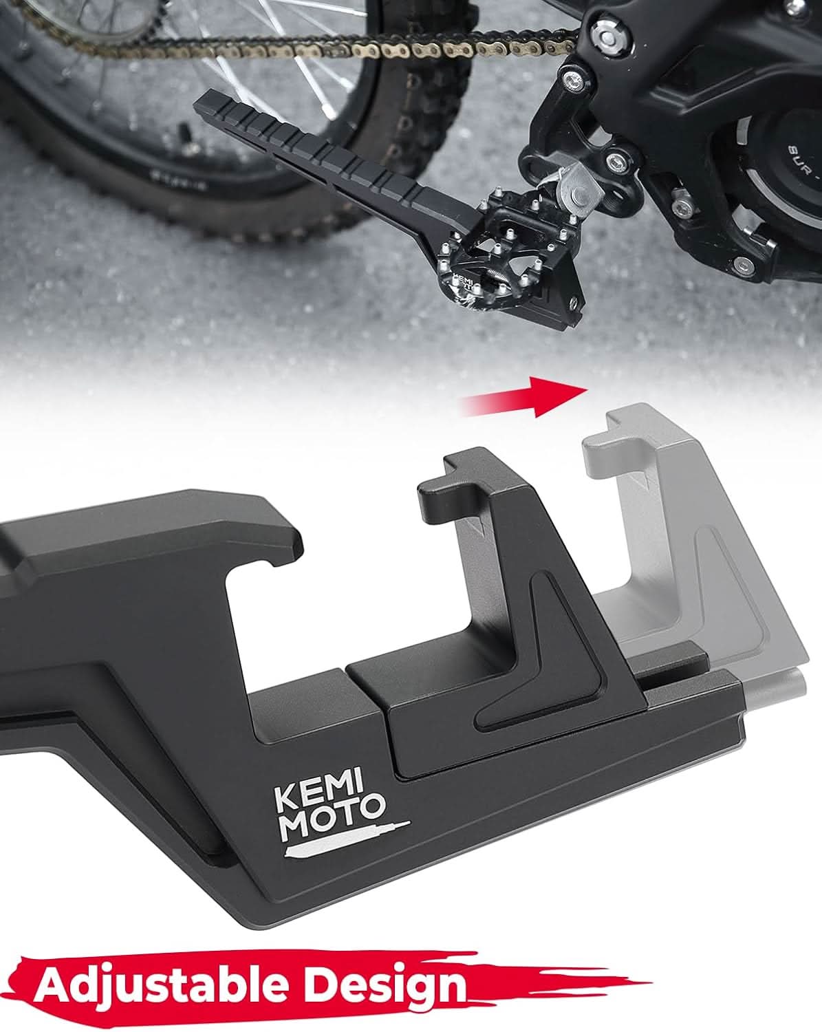 Universal Passenger Footpegs for Enduros and Surron Segway X160|X260 - Image 5