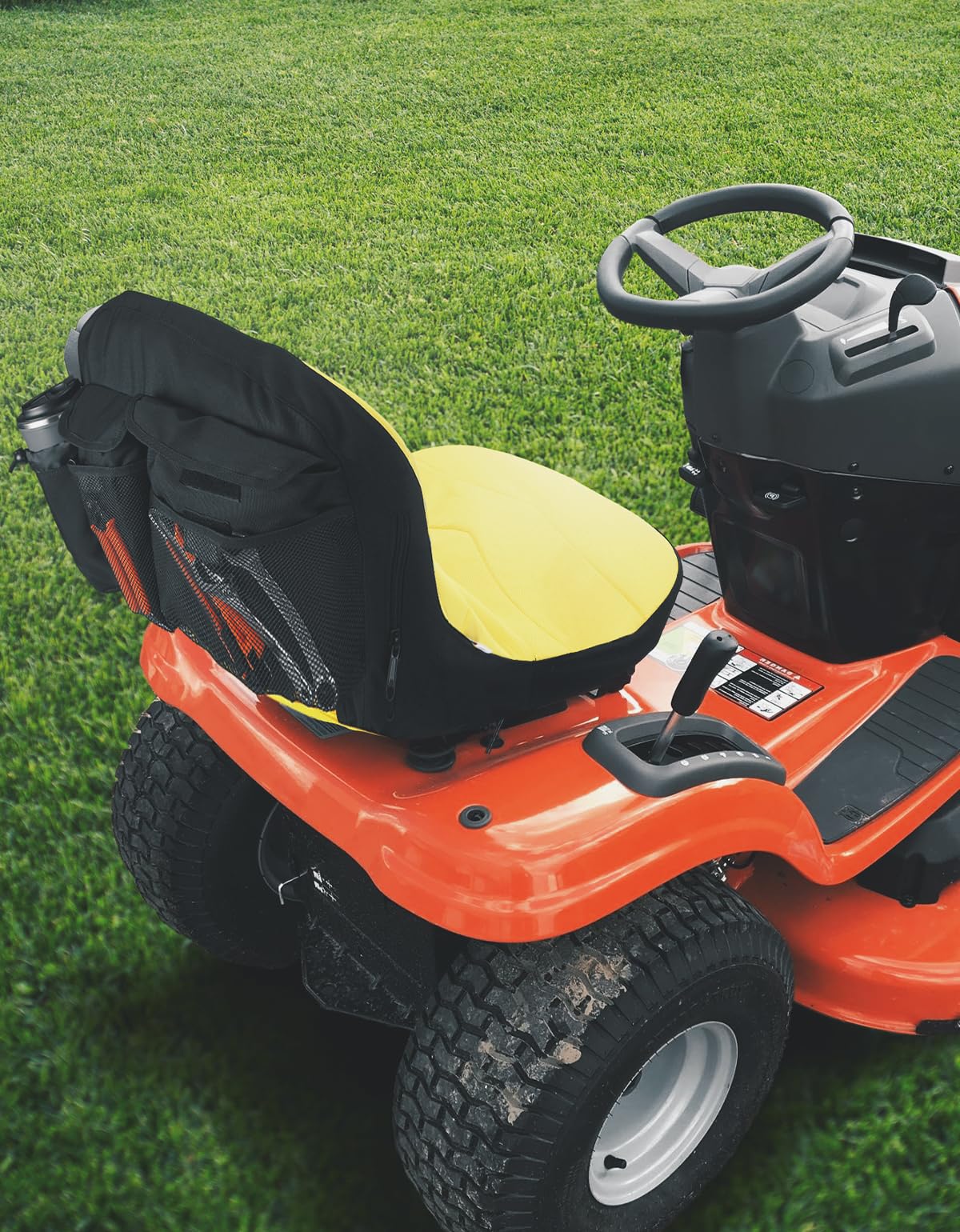 Universal Riding Lawn Mower Seat Cover For 12.5"-14" High Seats - Image 8
