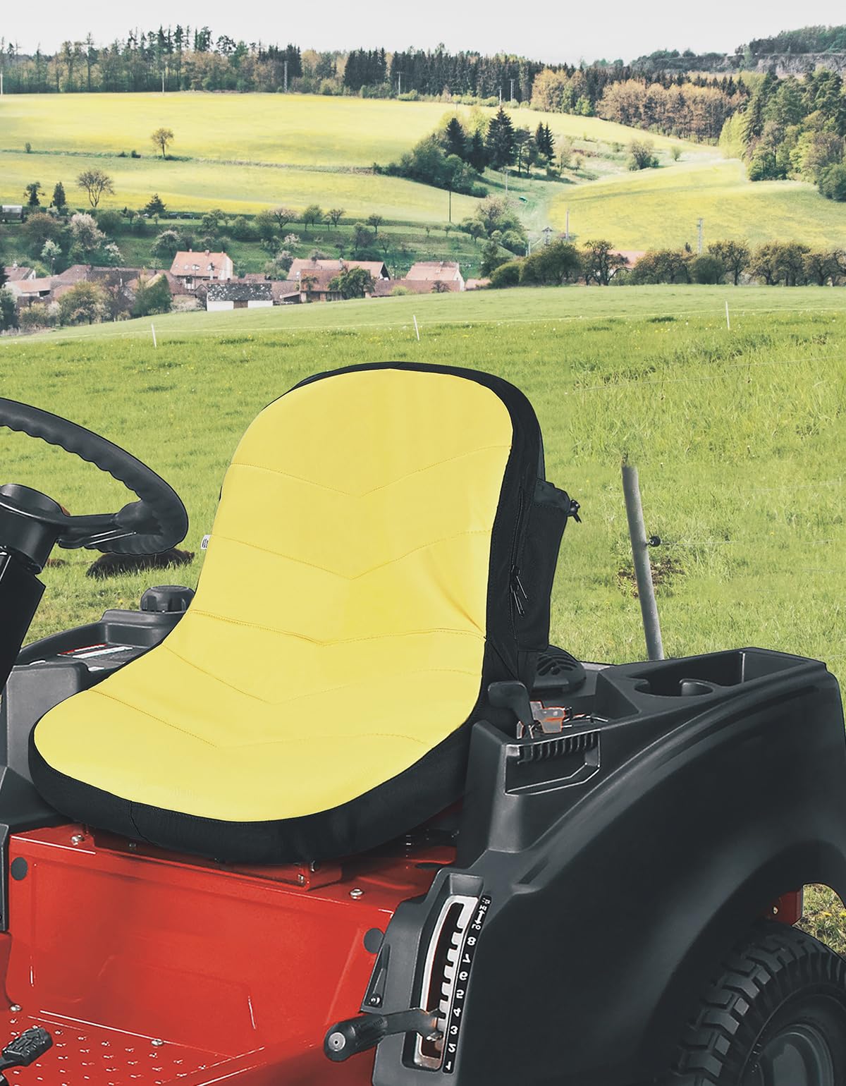 Universal Riding Lawn Mower Seat Cover For 12.5"-14" High Seats - Image 9
