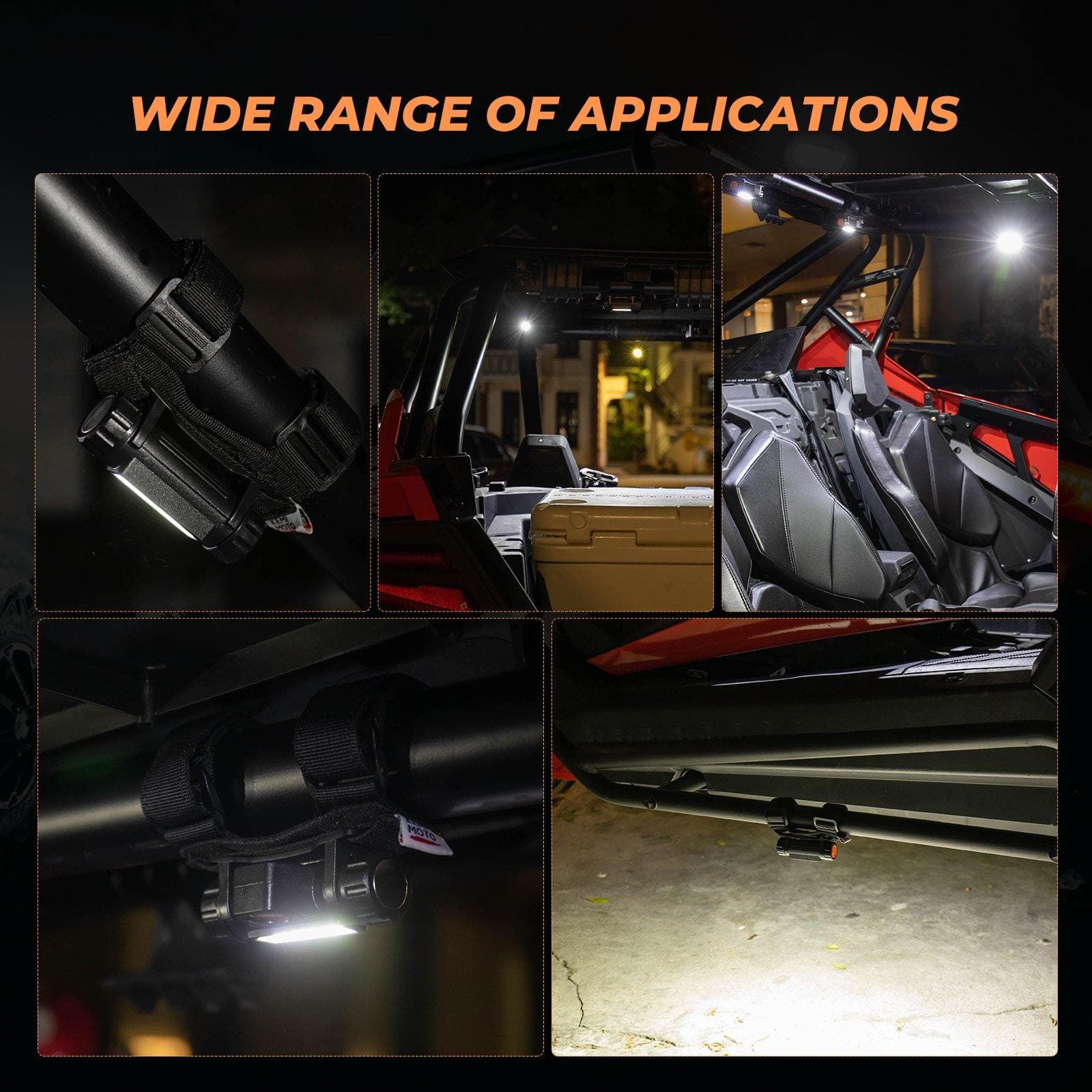 UTV Universal Interior Lights for 1.25-2" Roll bar - Image 8