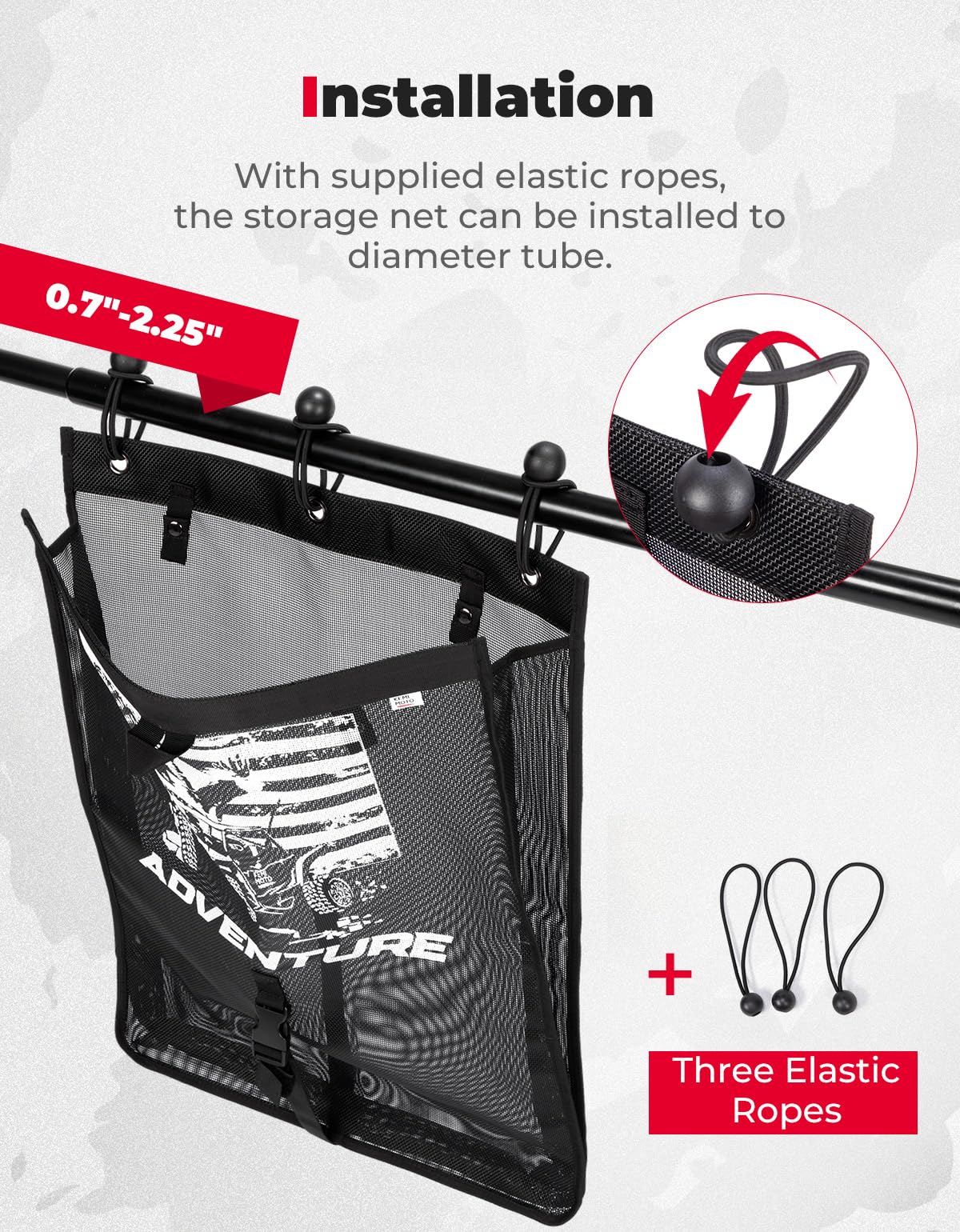 Universal Trash Sack Mesh Trash Bag for UTV Golf - Image 6