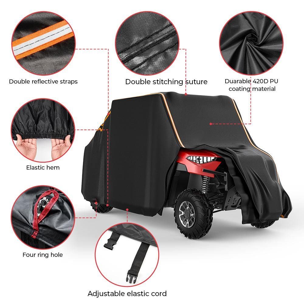 UTV Cover Waterproof 4-Seat 420D for Defender, Ranger, General - Image 4