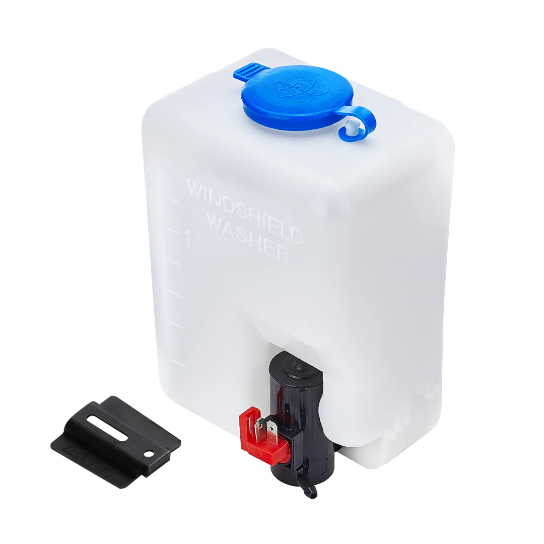 1.5L Universal Car Windshield Washer Pump Reservoir Bottle Kit - Image 9