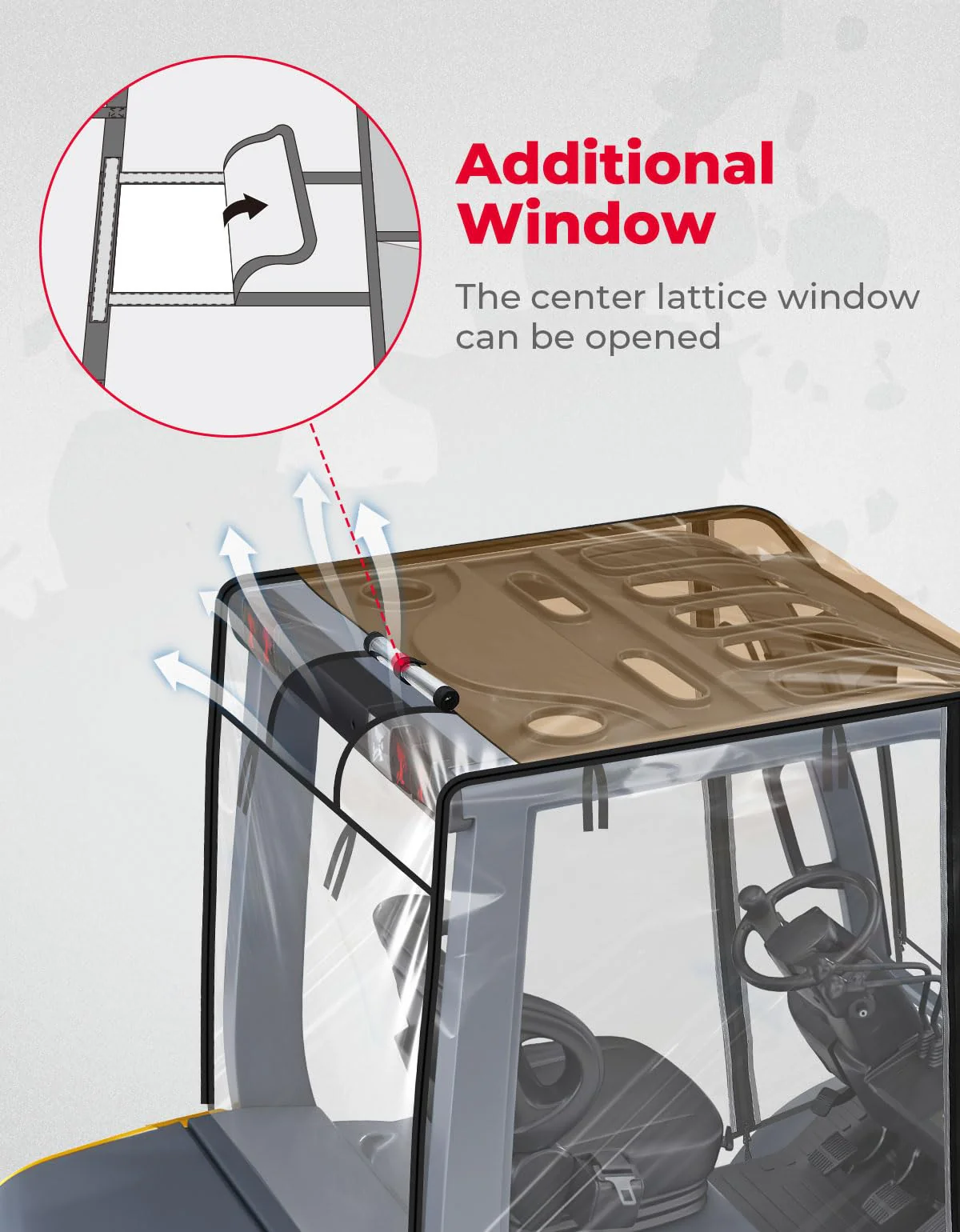 Universial Clear Forklift Cab Enclosures up to 8000 lbs Truck - Image 4