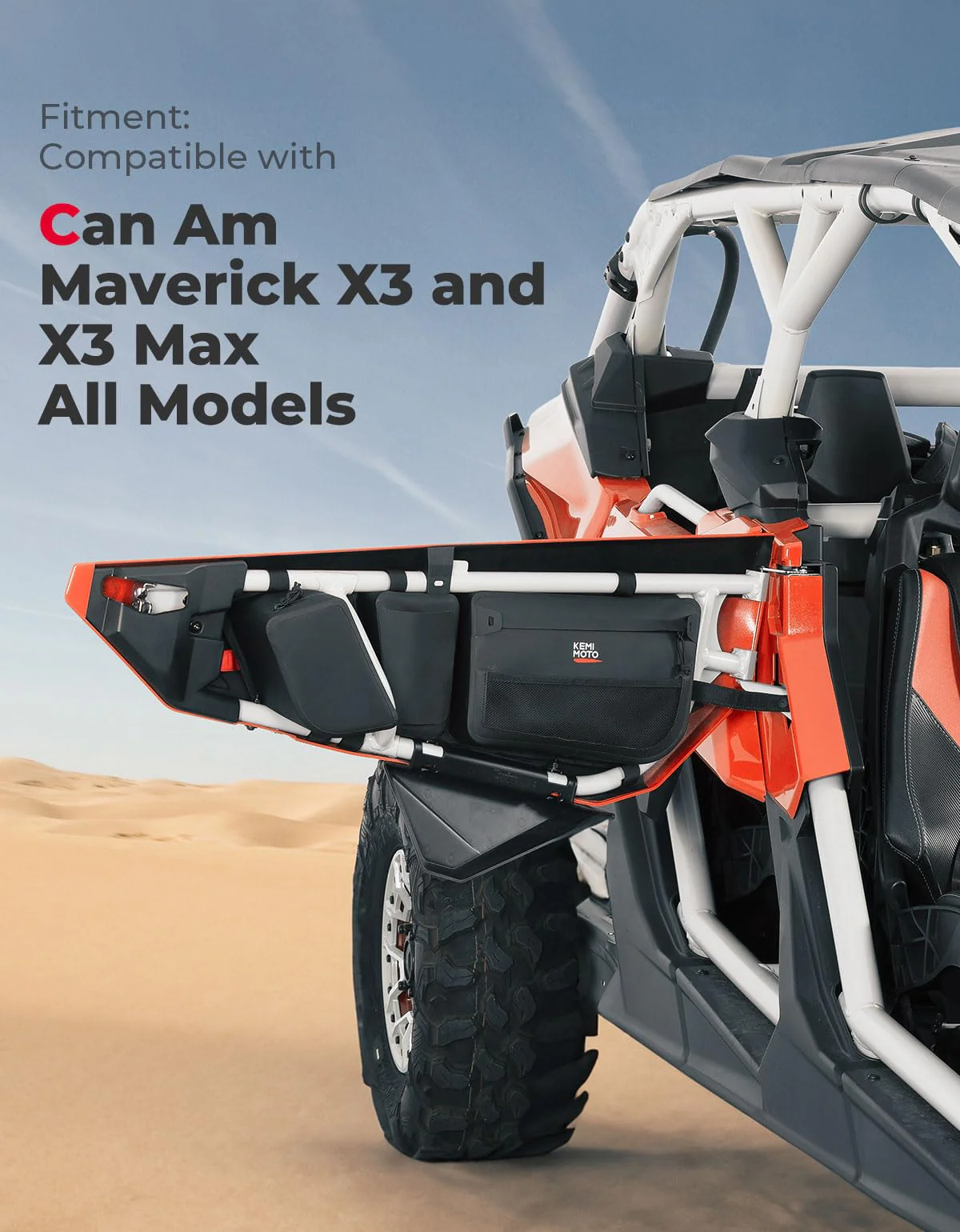Update Water-repellent Door Bags for Can-Am Maverick X3/MAX - Image 8