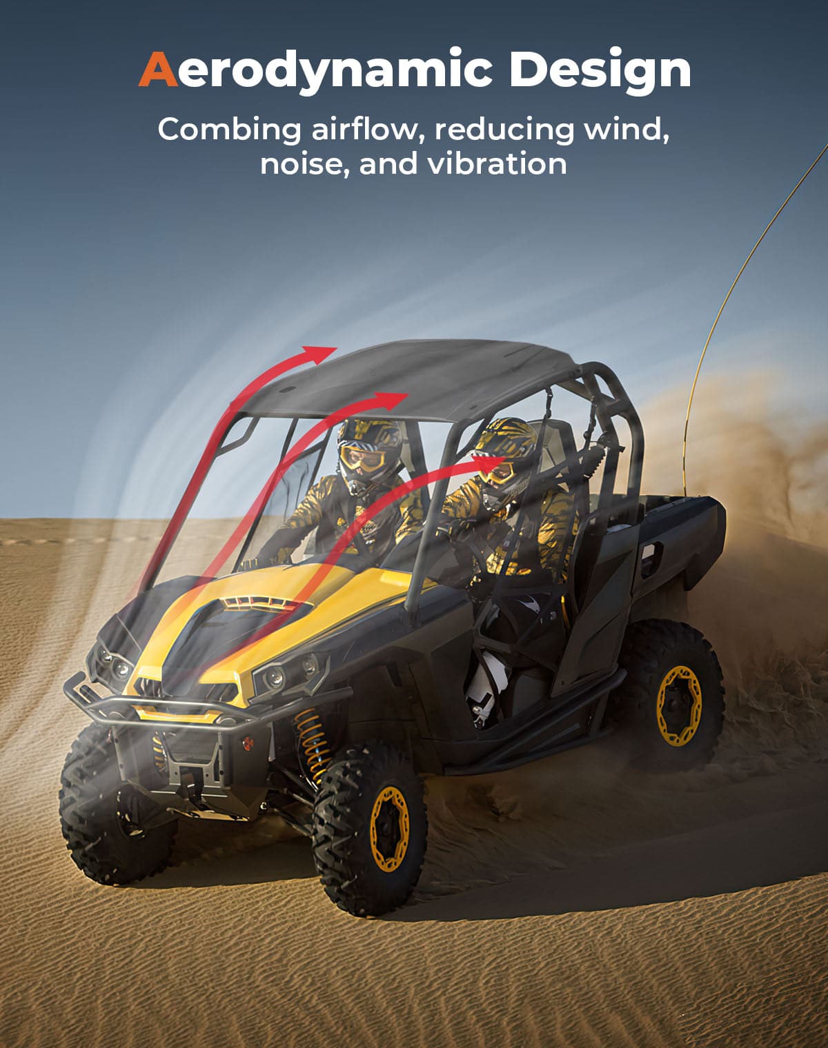 Upgrade Hard Roof for Can-Am Maverick Sport Trail Commander - Image 2