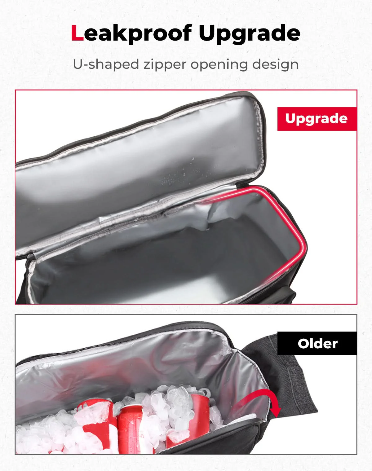 Upgrade Leakproof Saddlebag Cooler for Touring Road Glide Street Glide Road King - Image 2