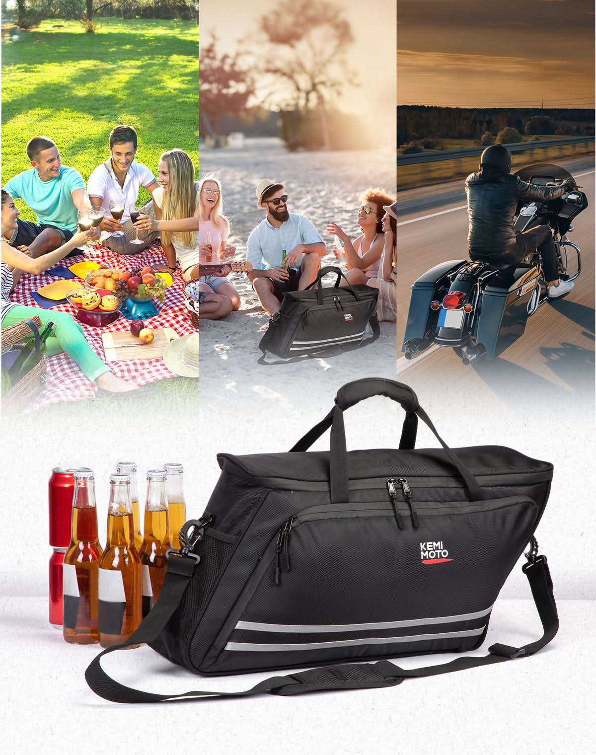 Upgrade Leakproof Saddlebag Cooler for Touring Road Glide Street Glide Road King - Image 6