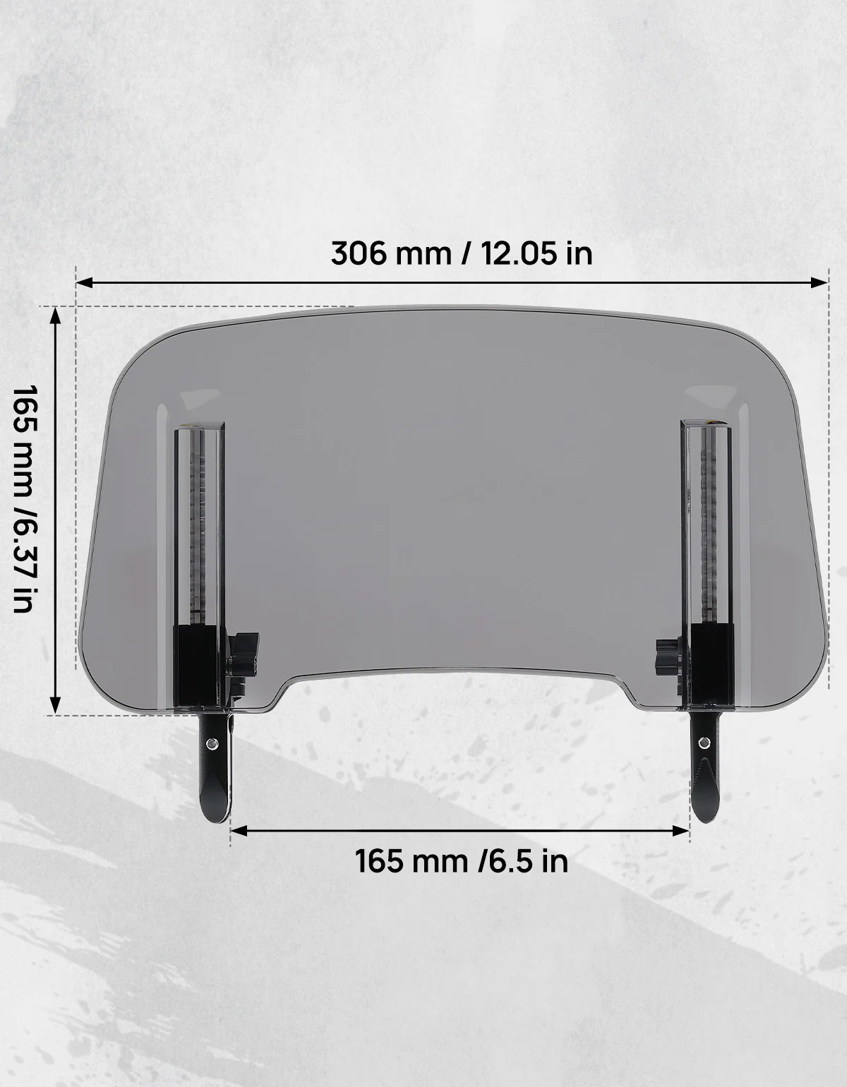 Upgraded Aluminum Metal Heightened Windshield - Image 3