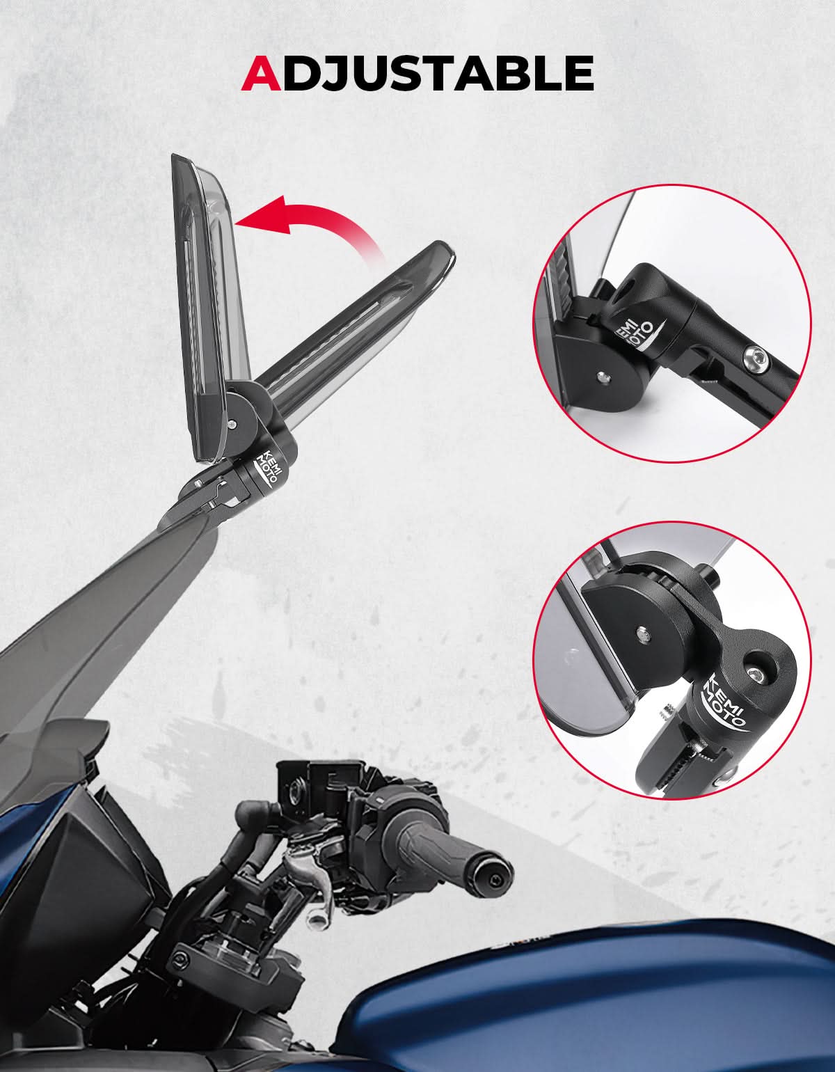 Upgraded Aluminum Metal Heightened Windshield - Image 5