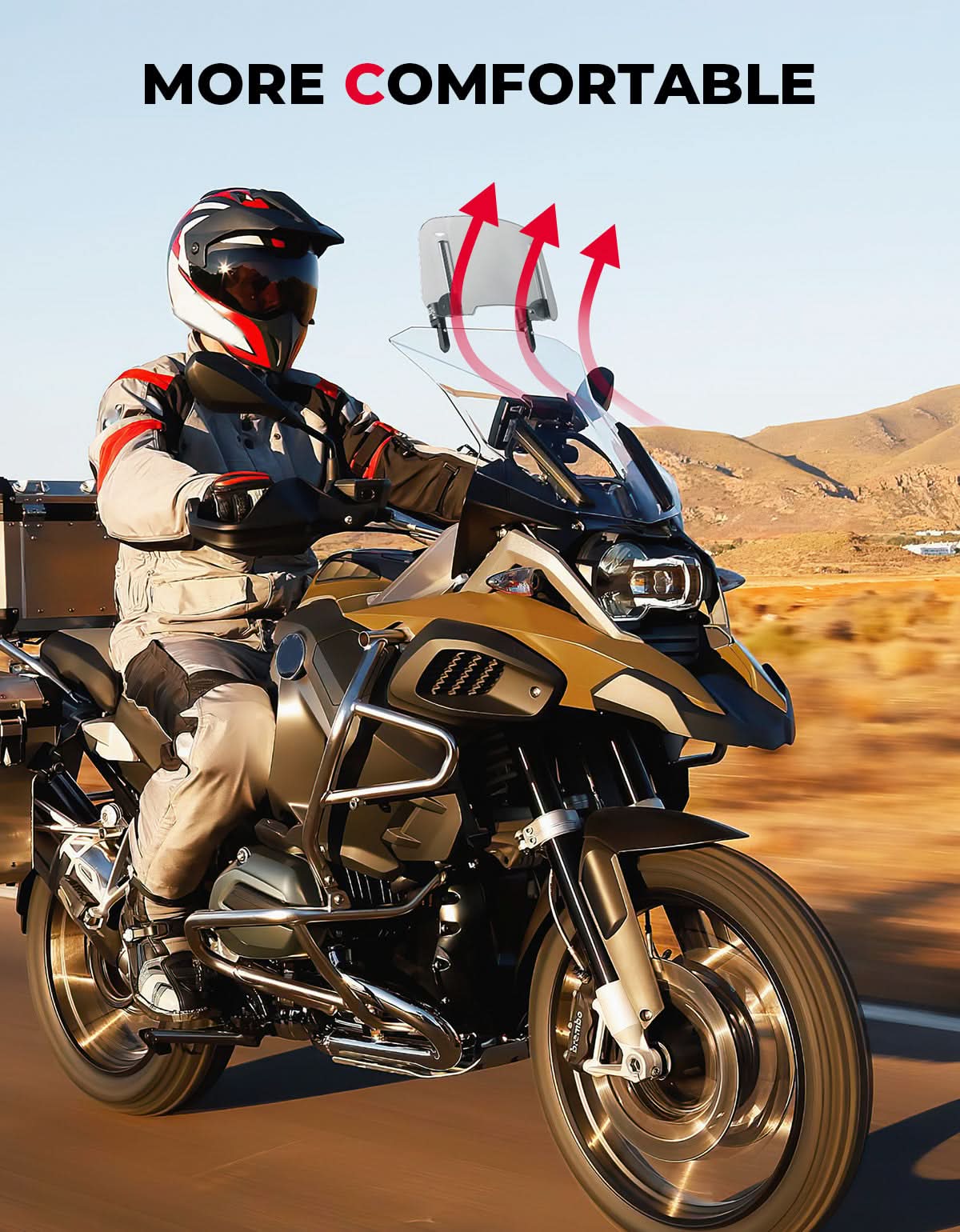 Upgraded Aluminum Metal Heightened Windshield - Image 7