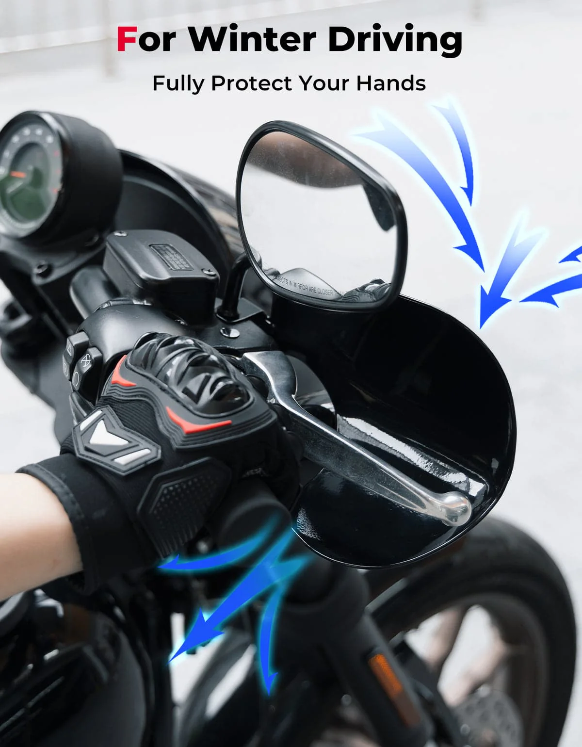 Upgraded Motorcycle Handguards 1 Pair for Softail Dyna Cruiser - Image 4