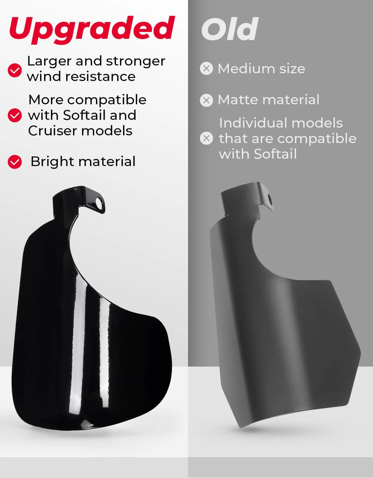 Upgraded Motorcycle Handguards 1 Pair for Softail Dyna Cruiser - Image 6